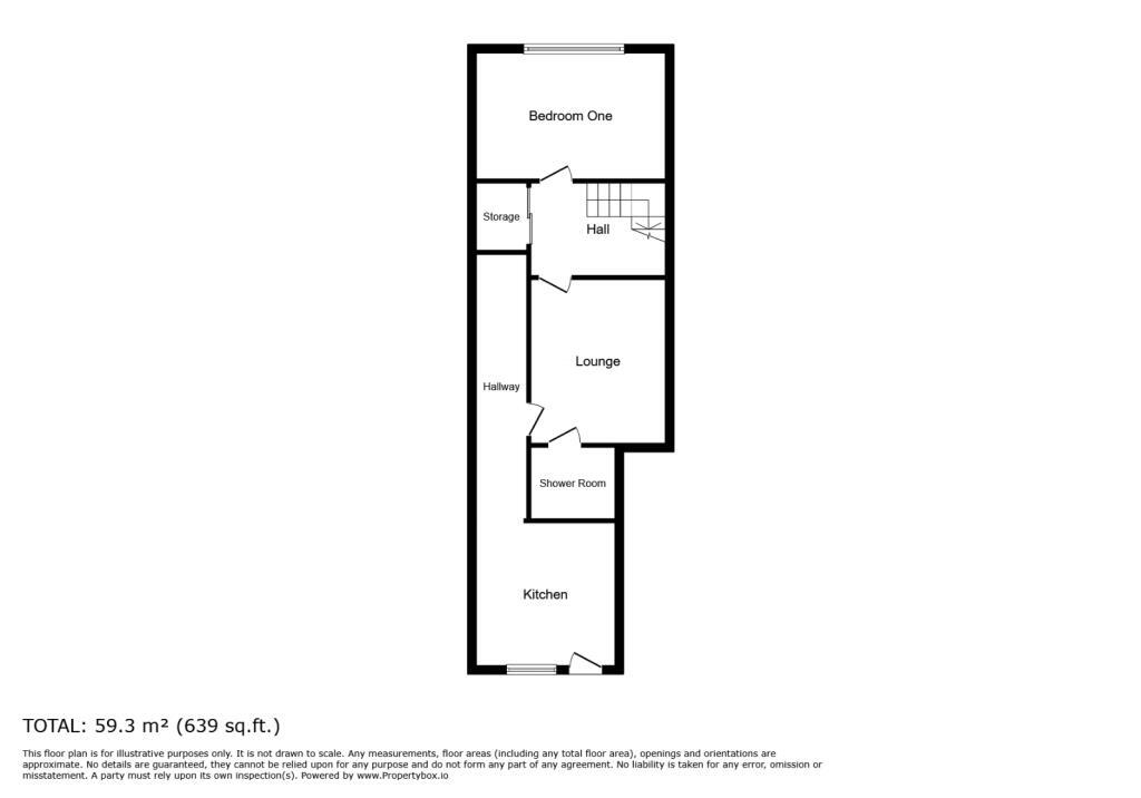 Floorplan of 1 bedroom Mid Terrace House for sale, Tarvin Road, Boughton, Cheshire, CH3