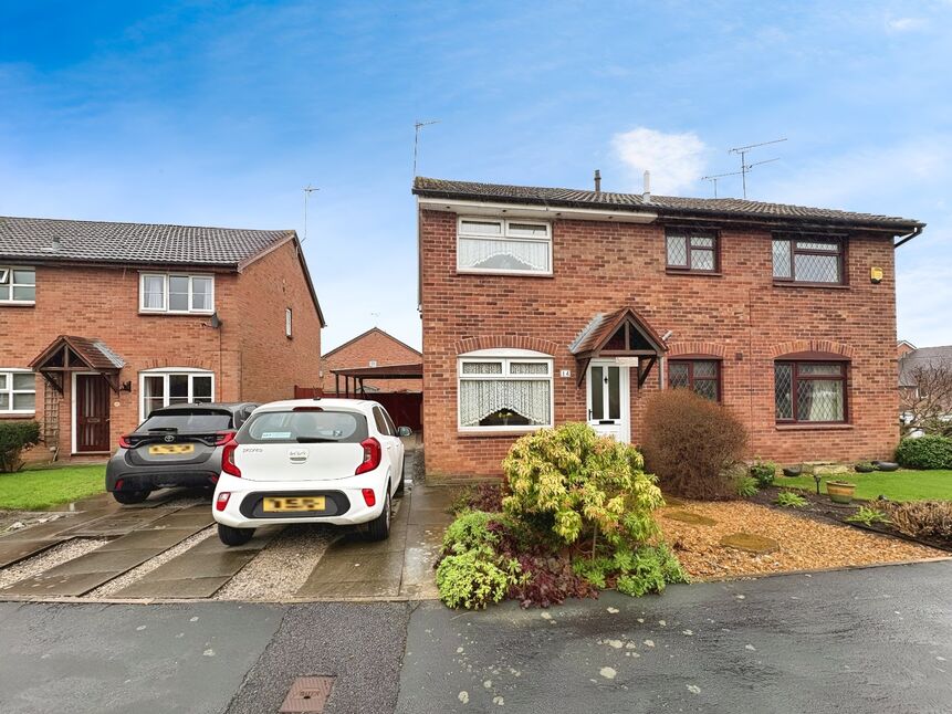 Main image of 2 bedroom Semi Detached House for sale, Bluebell Close, Huntington, Cheshire, CH3