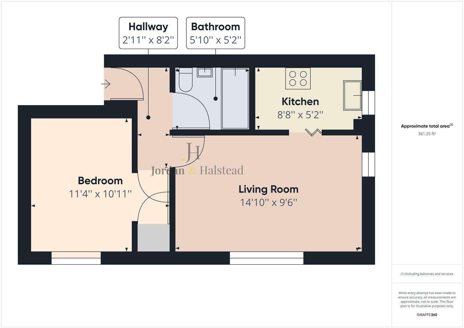 Floorplan of 1 bedroom  Flat for sale, Haydock Close, Chester, CH1