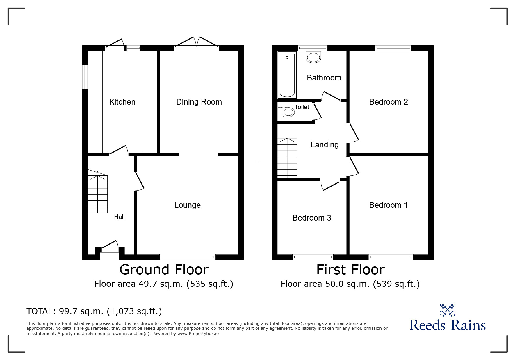 Floorplan of 3 bedroom Semi Detached House for sale, Fraser Drive, Buckley, Flintshire, CH7