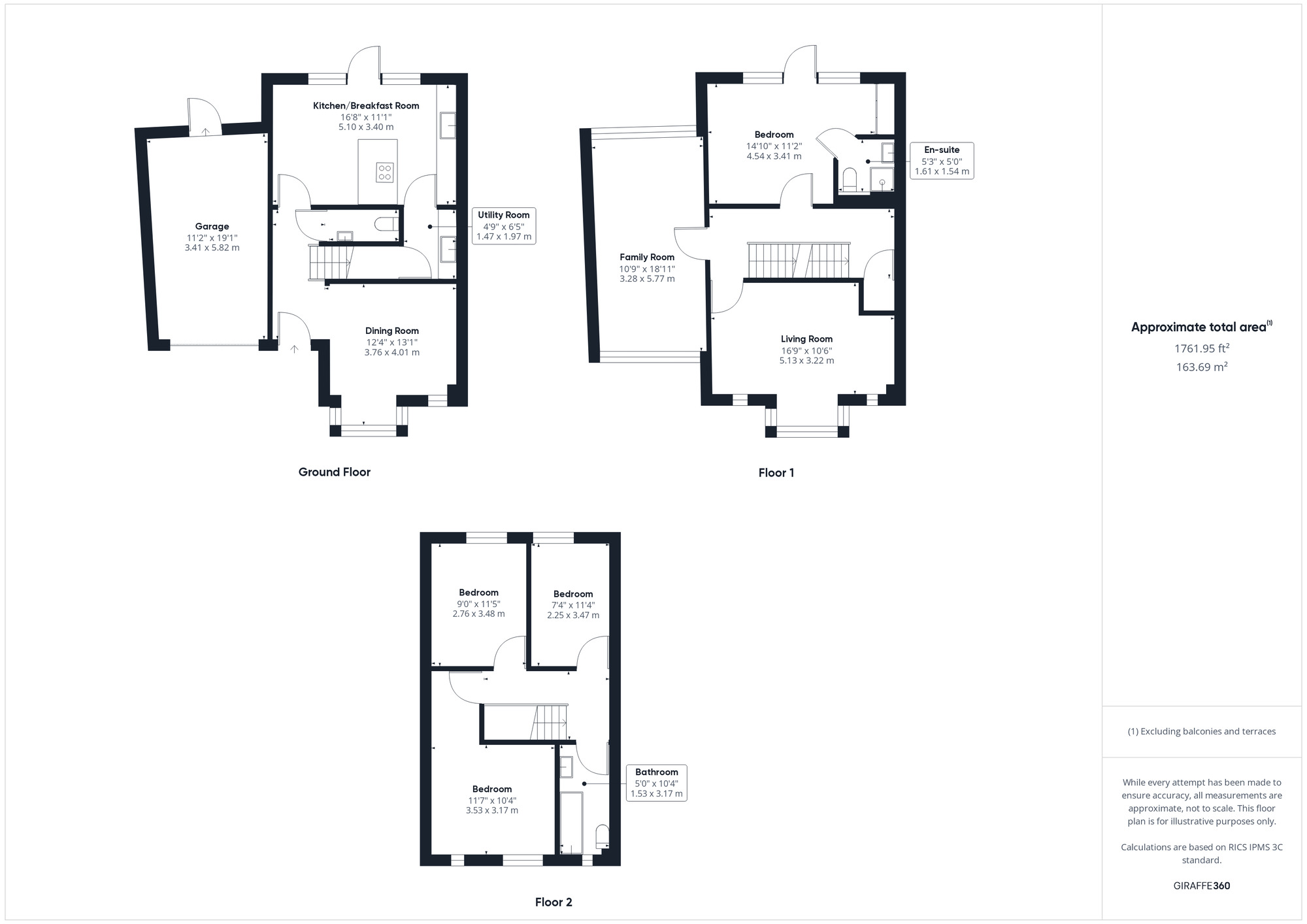 Floorplan of 4 bedroom Link Detached House for sale, Woodacre, Portishead, Bristol, BS20