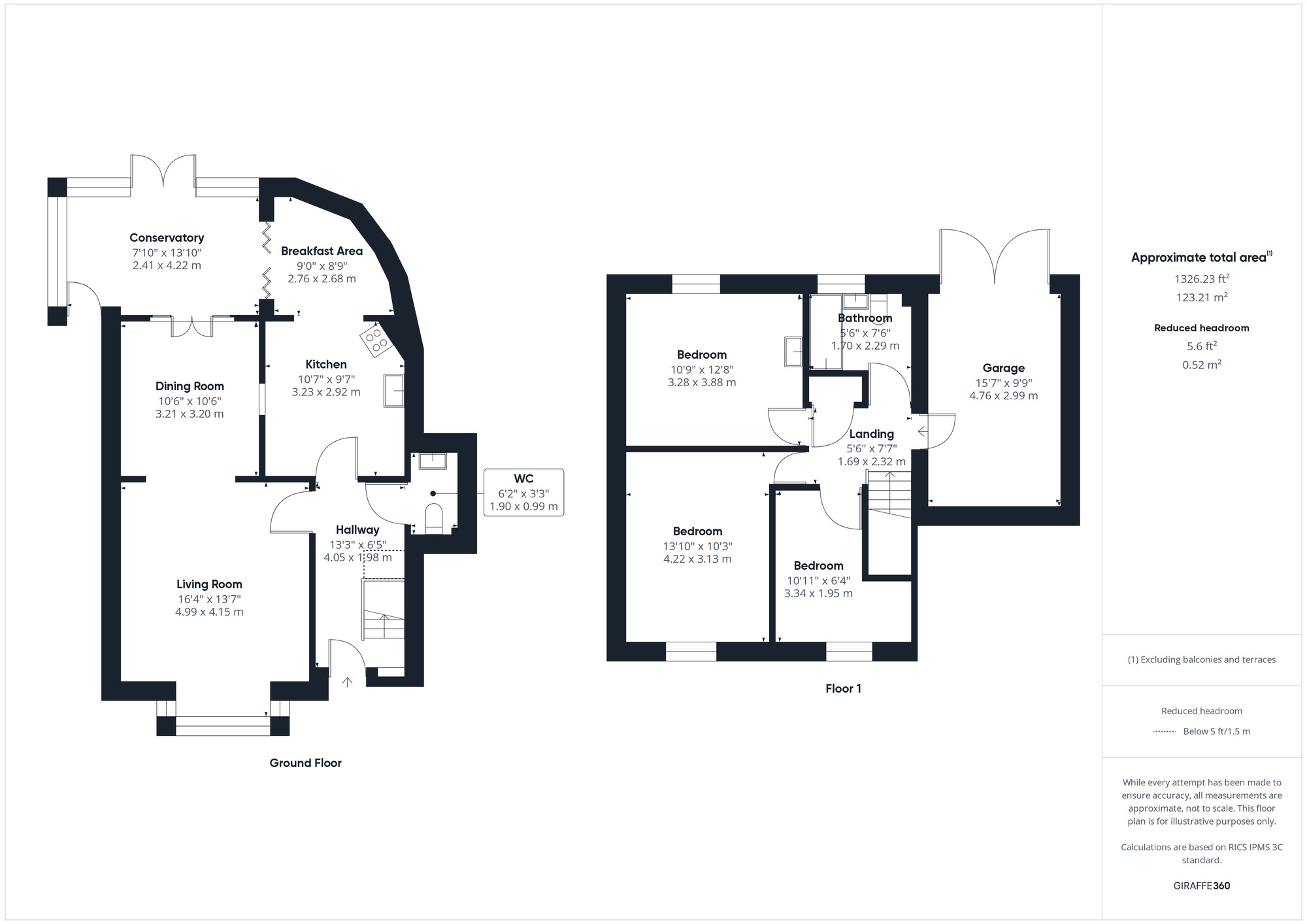 Floorplan of 3 bedroom End Terrace House for sale, The Beach, Clevedon, North Somerset, BS21