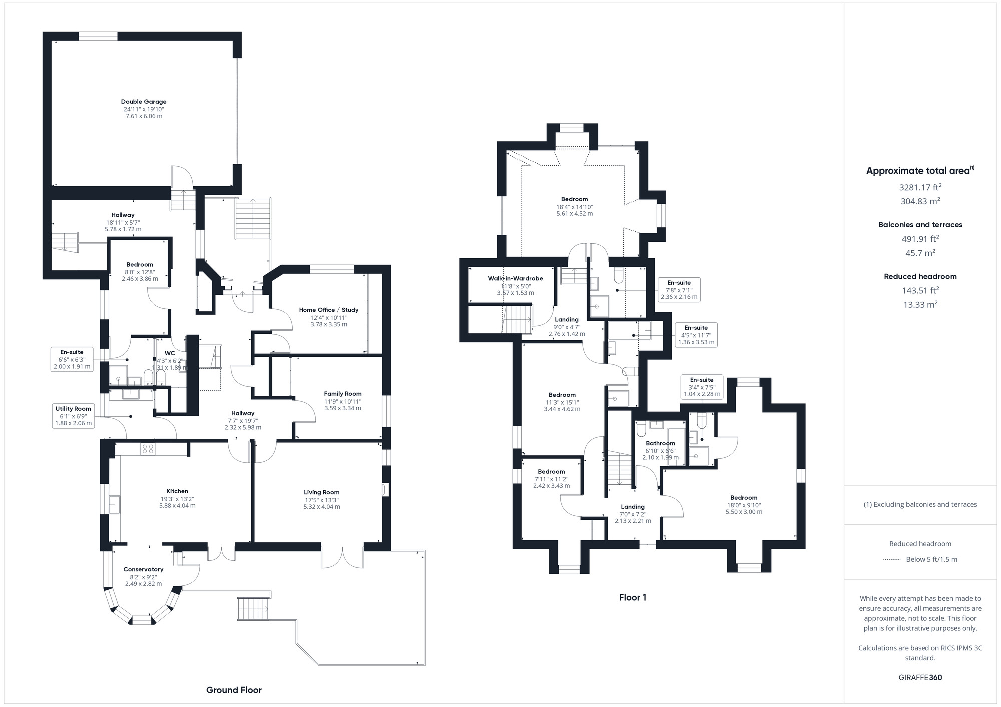 Floorplan of 5 bedroom Detached House for sale, Down Road, Portishead, Bristol, BS20