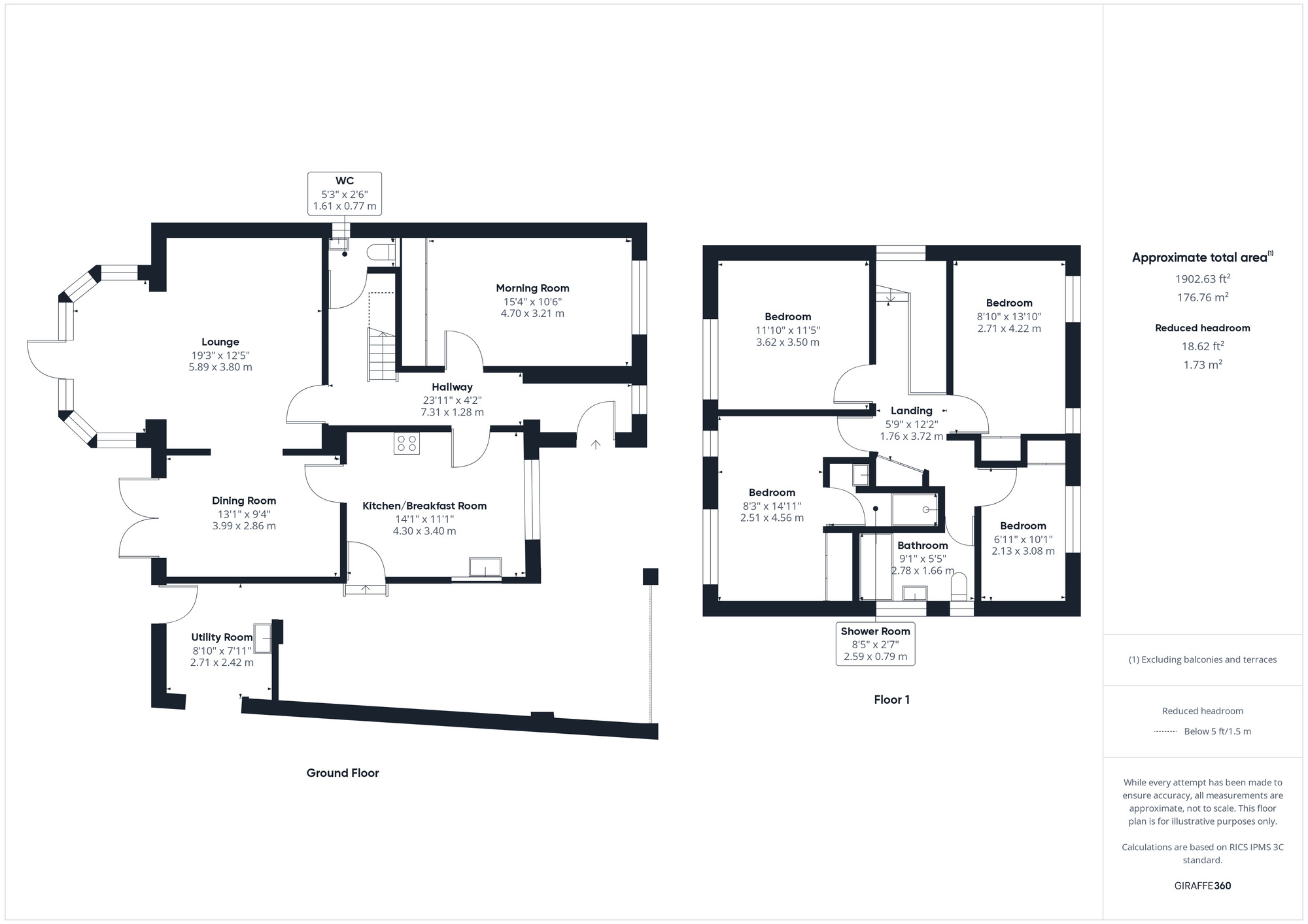 Floorplan of 4 bedroom Detached House for sale, The Avenue, Clevedon, North Somerset, BS21