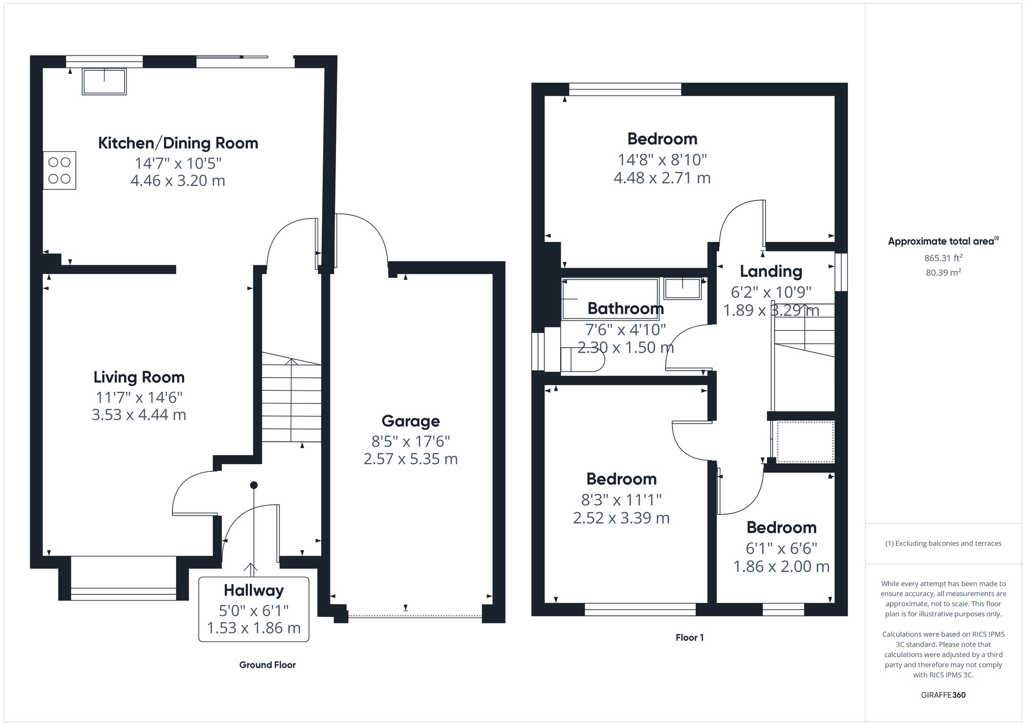 Floorplan of 3 bedroom Detached House for sale, Banks Close, Clevedon, North Somerset, BS21