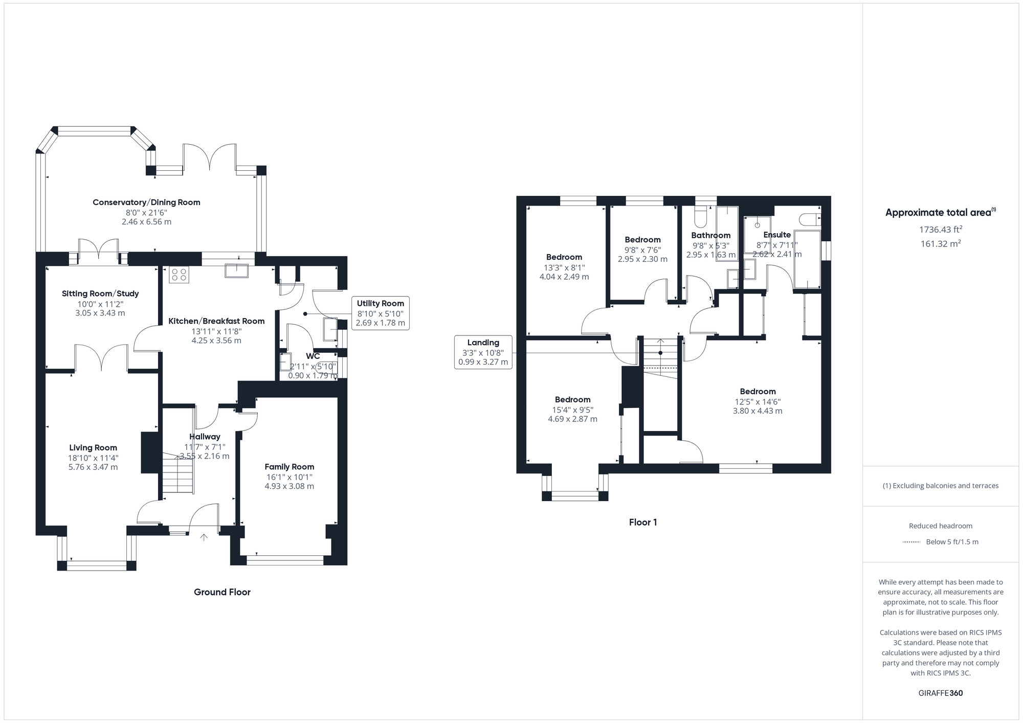 Floorplan of 4 bedroom Detached House for sale, The Eagles, Yatton, Bristol, BS49