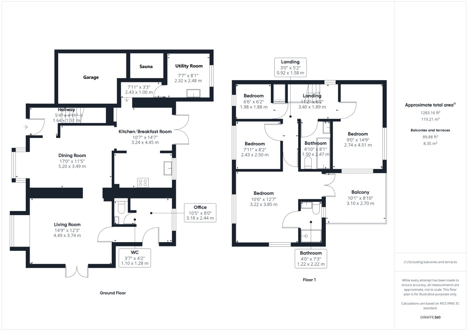 Floorplan of 4 bedroom Detached House for sale, Banks Close, Clevedon, North Somerset, BS21