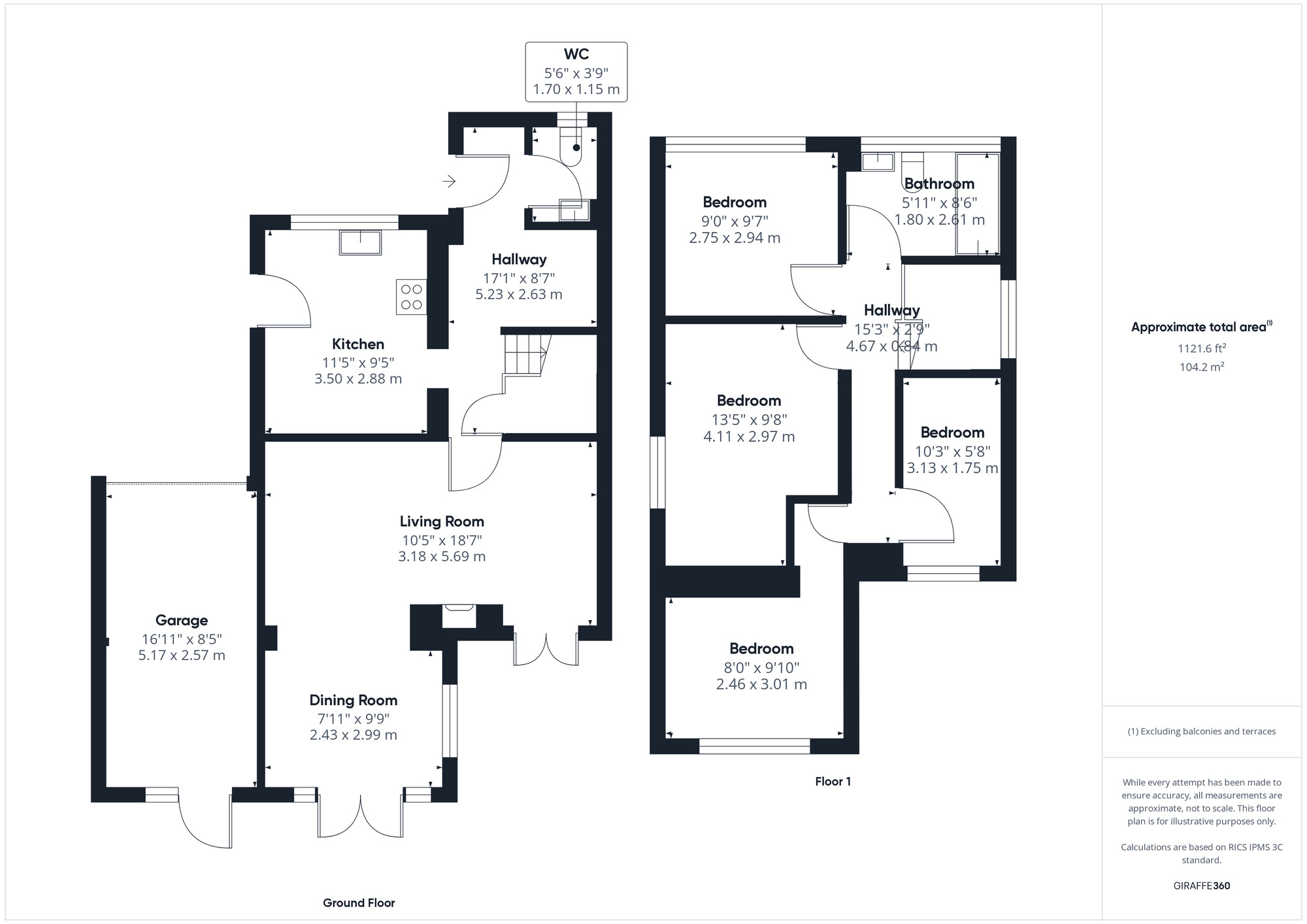 Floorplan of 4 bedroom Detached House for sale, Fairleigh Road, Clevedon, North Somerset, BS21