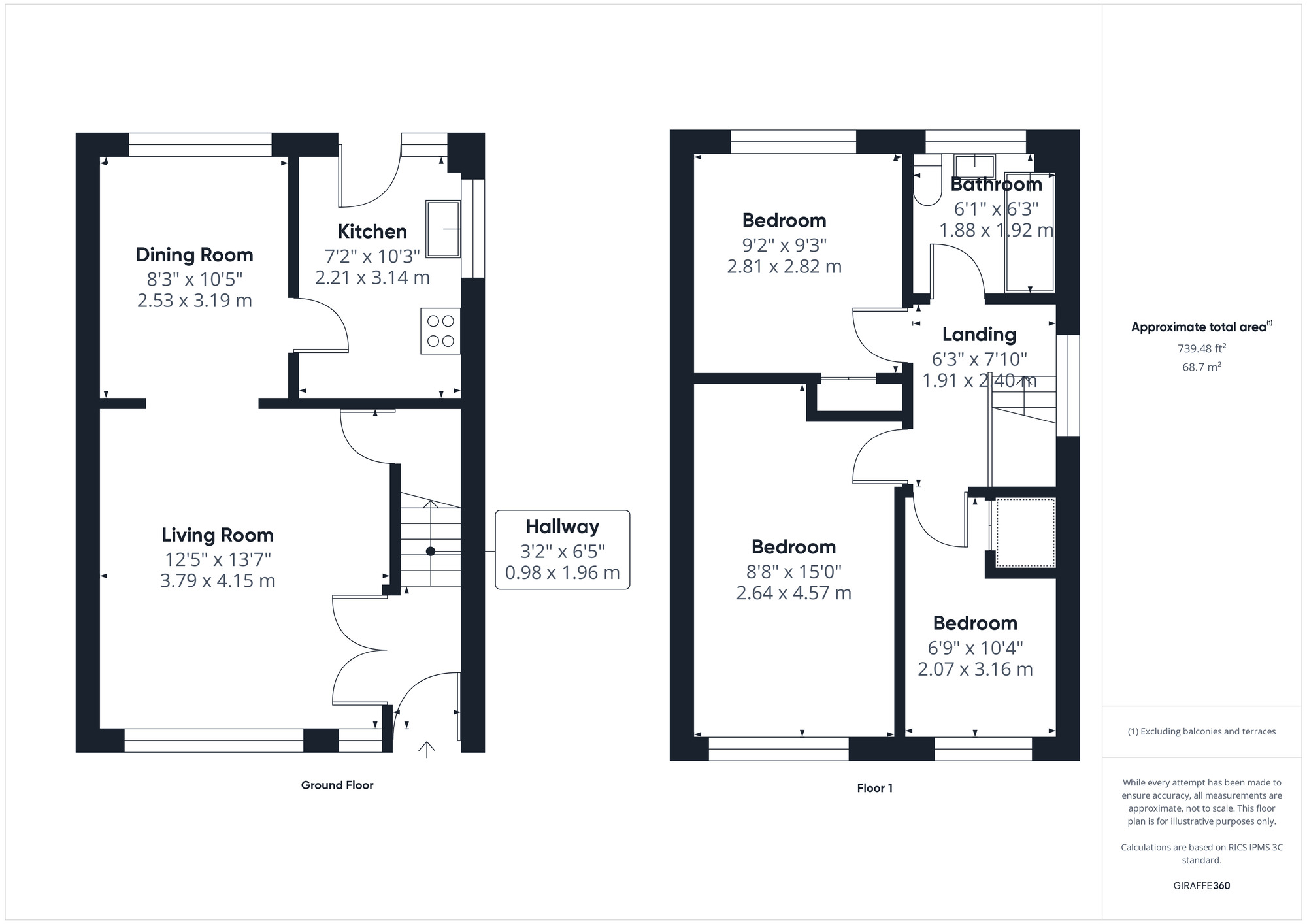 Floorplan of 3 bedroom Semi Detached House for sale, Hedges Close, Clevedon, North Somerset, BS21