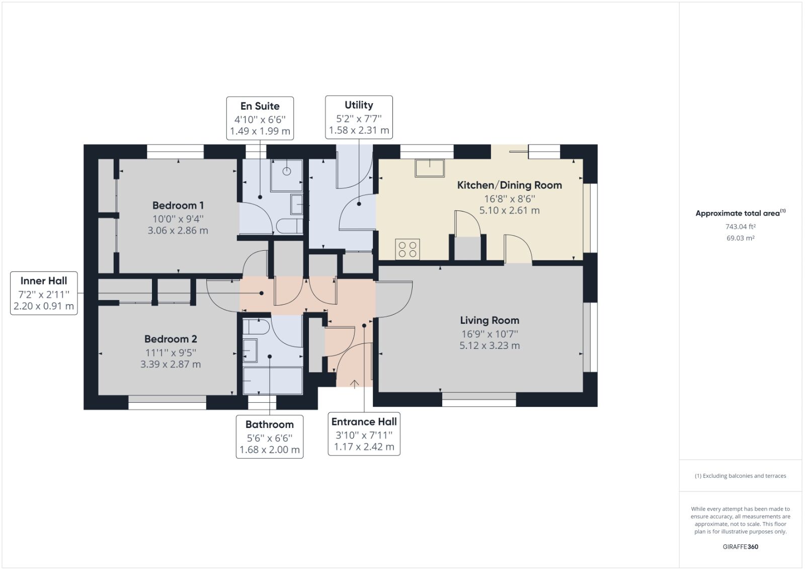 Floorplan of 2 bedroom  Property for sale, Skylark Avenue, Walton Bay, North Somerset, BS21