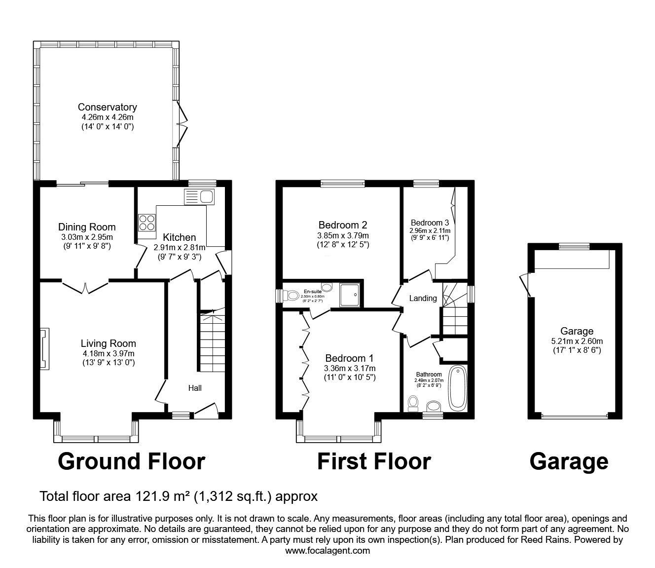 Floorplan of 3 bedroom Detached House for sale, Quayside, Congleton, Cheshire, CW12