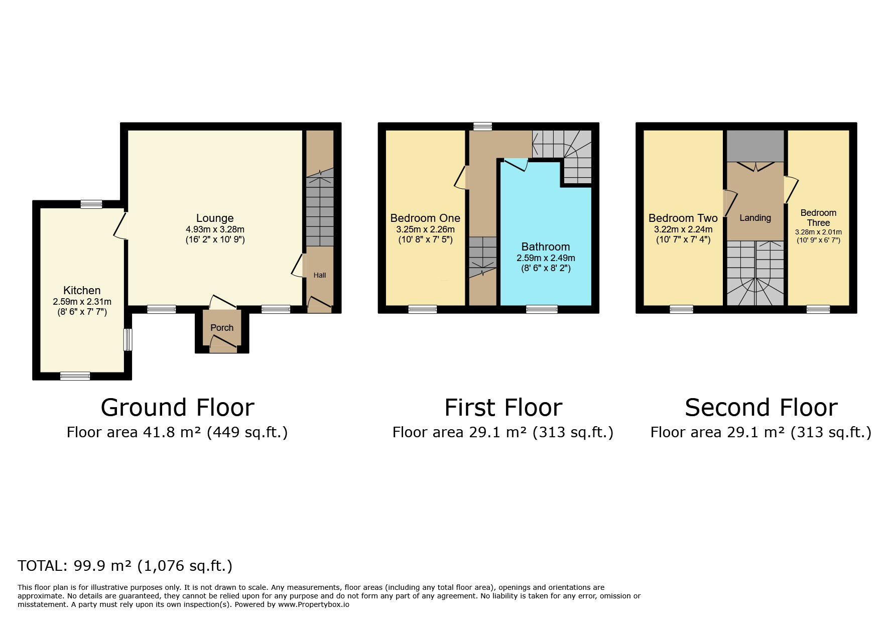 Floorplan of 3 bedroom Detached House for sale, Skipton Old Road, Foulridge, Lancashire, BB8