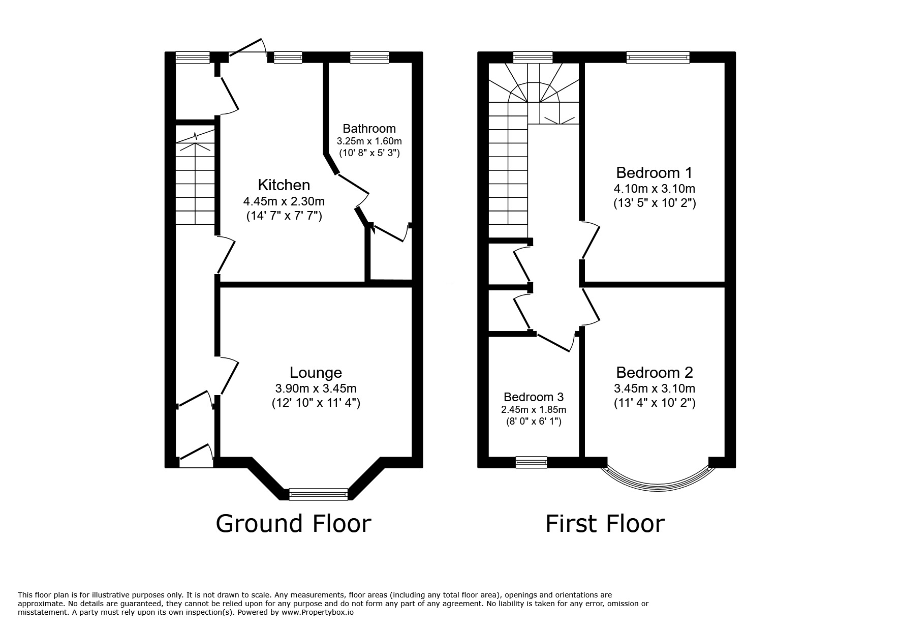 Floorplan of 3 bedroom Semi Detached House for sale, North View, Blackhill, Durham, DH8