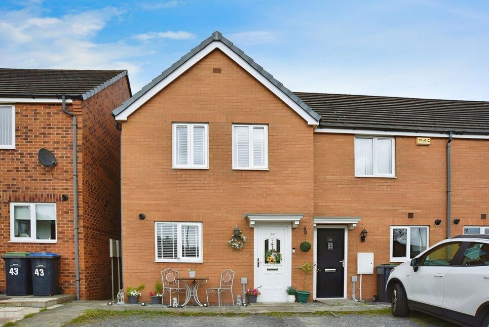 Main image of 3 bedroom End Terrace House for sale, Spiro Court, Consett, Durham, DH8