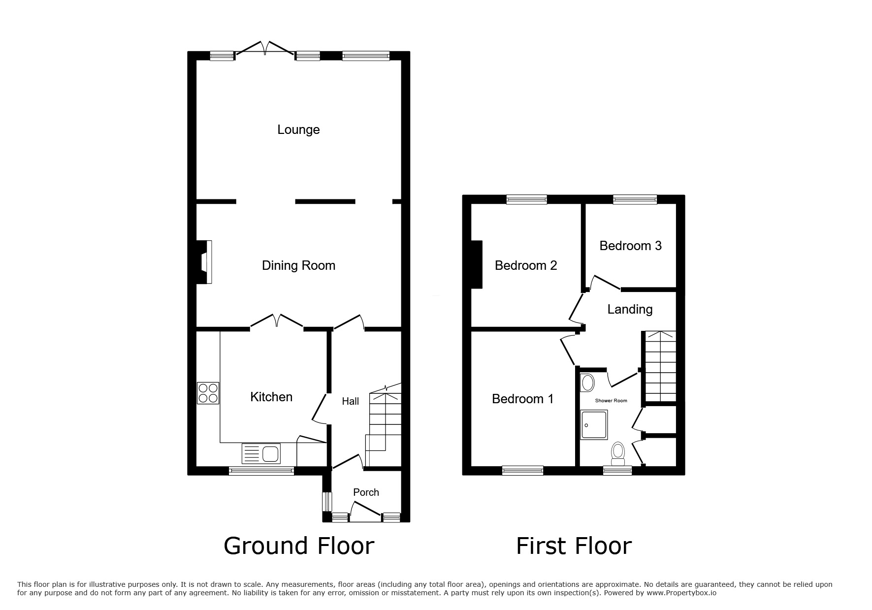 Floorplan of 3 bedroom Mid Terrace House for sale, Old Church Road, Coventry, CV6