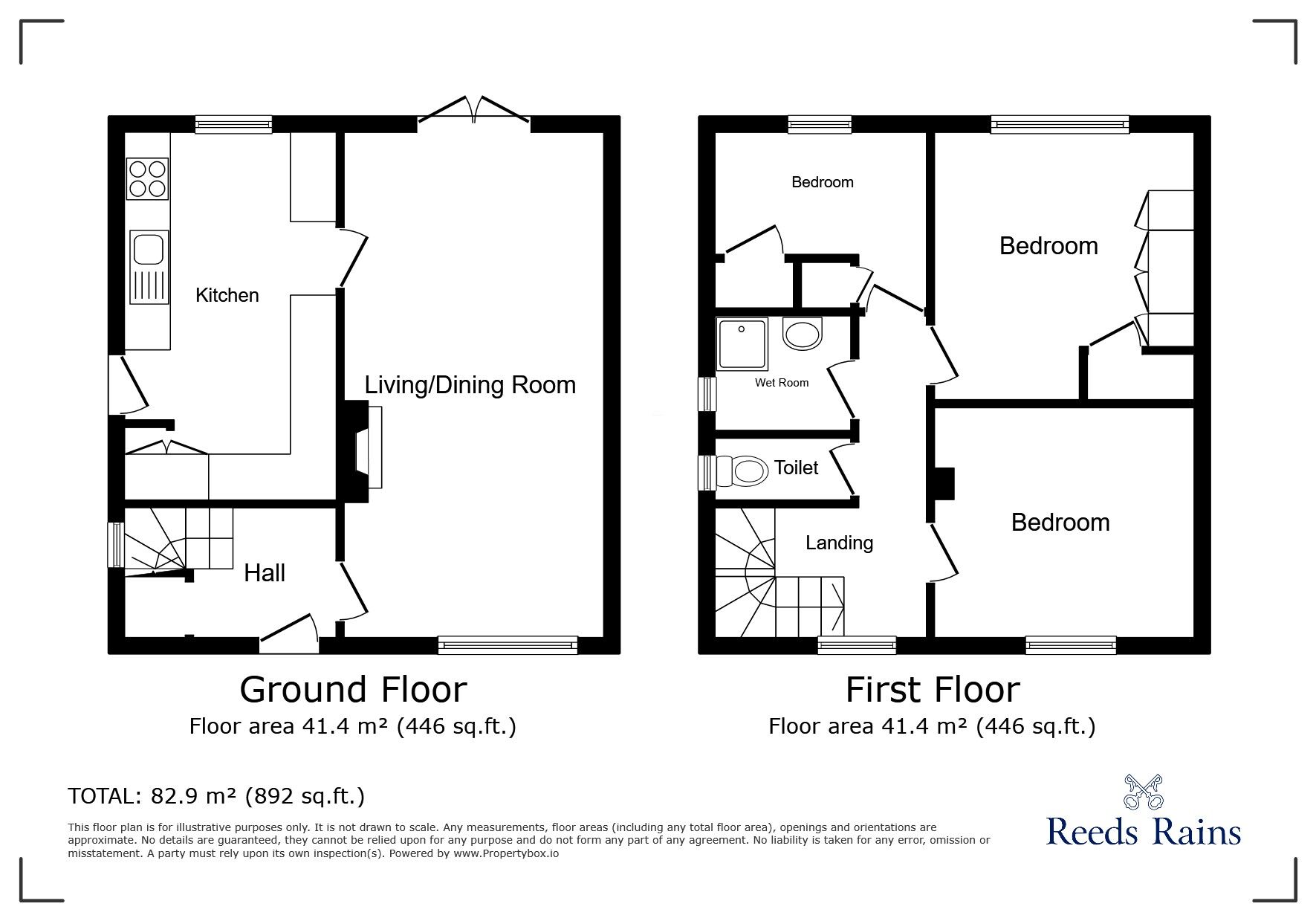 Floorplan of 3 bedroom Semi Detached House for sale, Almond Tree Avenue, Coventry, West Midlands, CV2