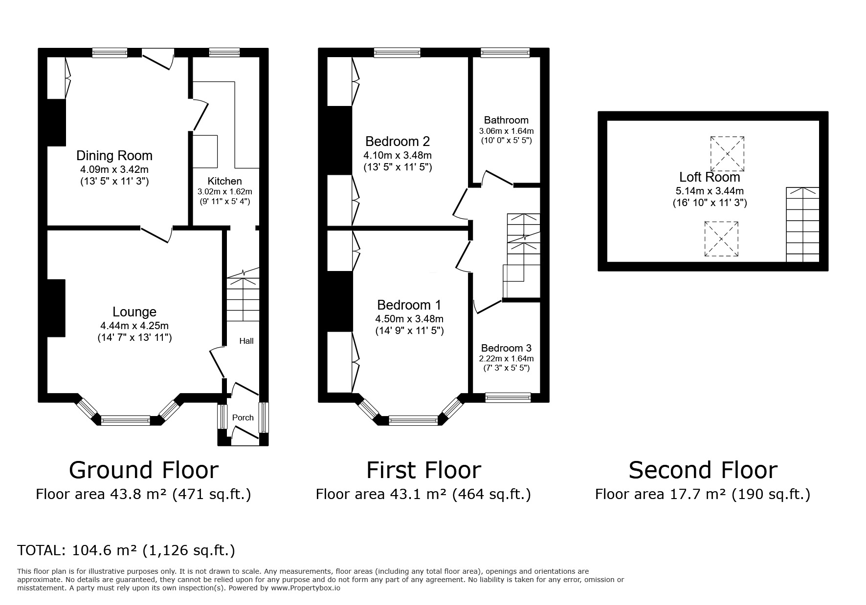 Floorplan of 3 bedroom Detached House for sale, Sycamore Avenue, Crossgates, West Yorkshire, LS15