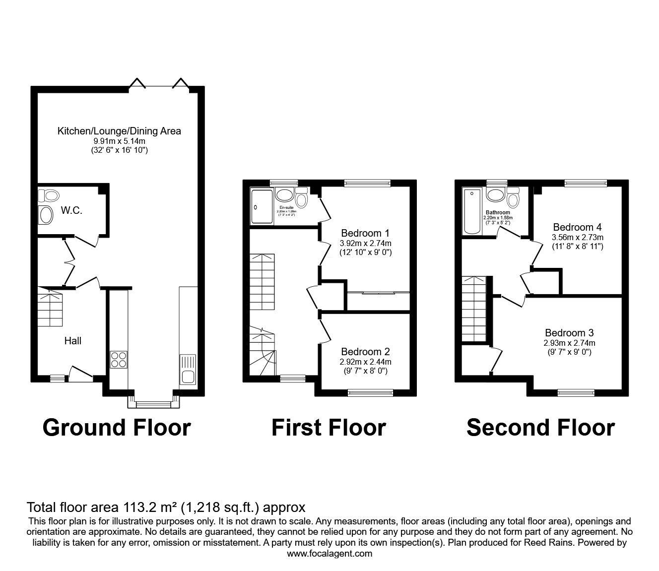 Floorplan of 4 bedroom Semi Detached House for sale, Mayfair Mount, Crossgates, West Yorkshire, LS15