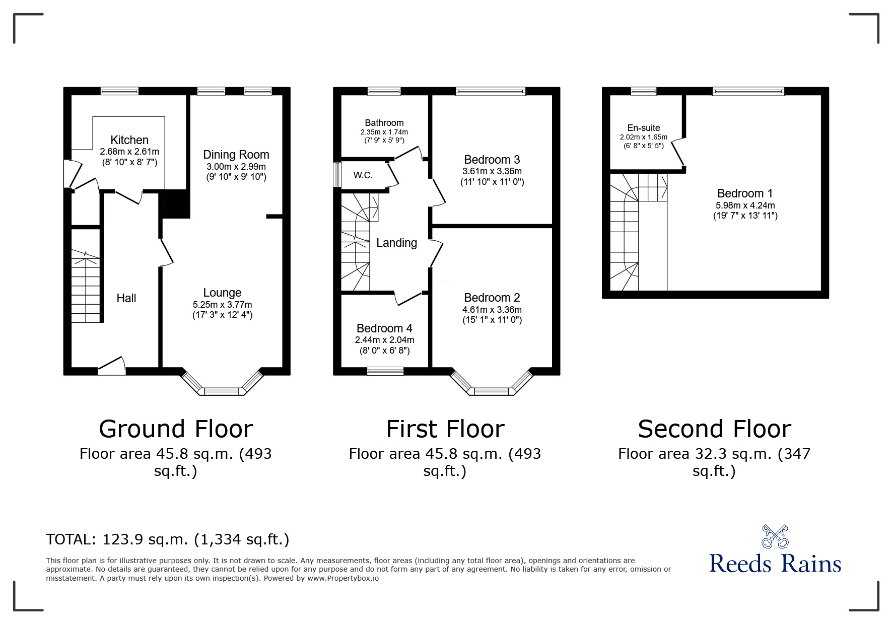 Floorplan of 4 bedroom Semi Detached House for sale, Ringwood Avenue, Leeds, West Yorkshire, LS14