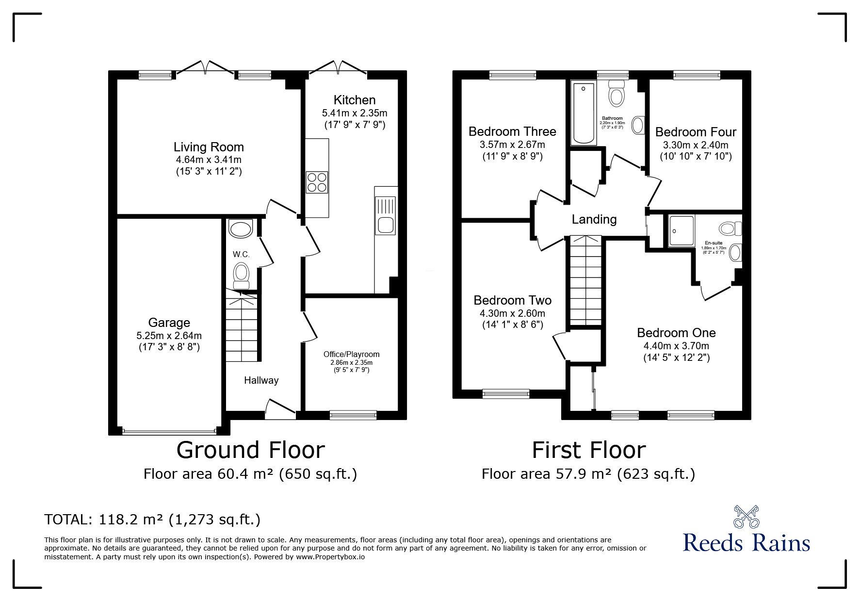 Floorplan of 4 bedroom Detached House for sale, Oak Drive, Whinmoor, West Yorkshire, LS14