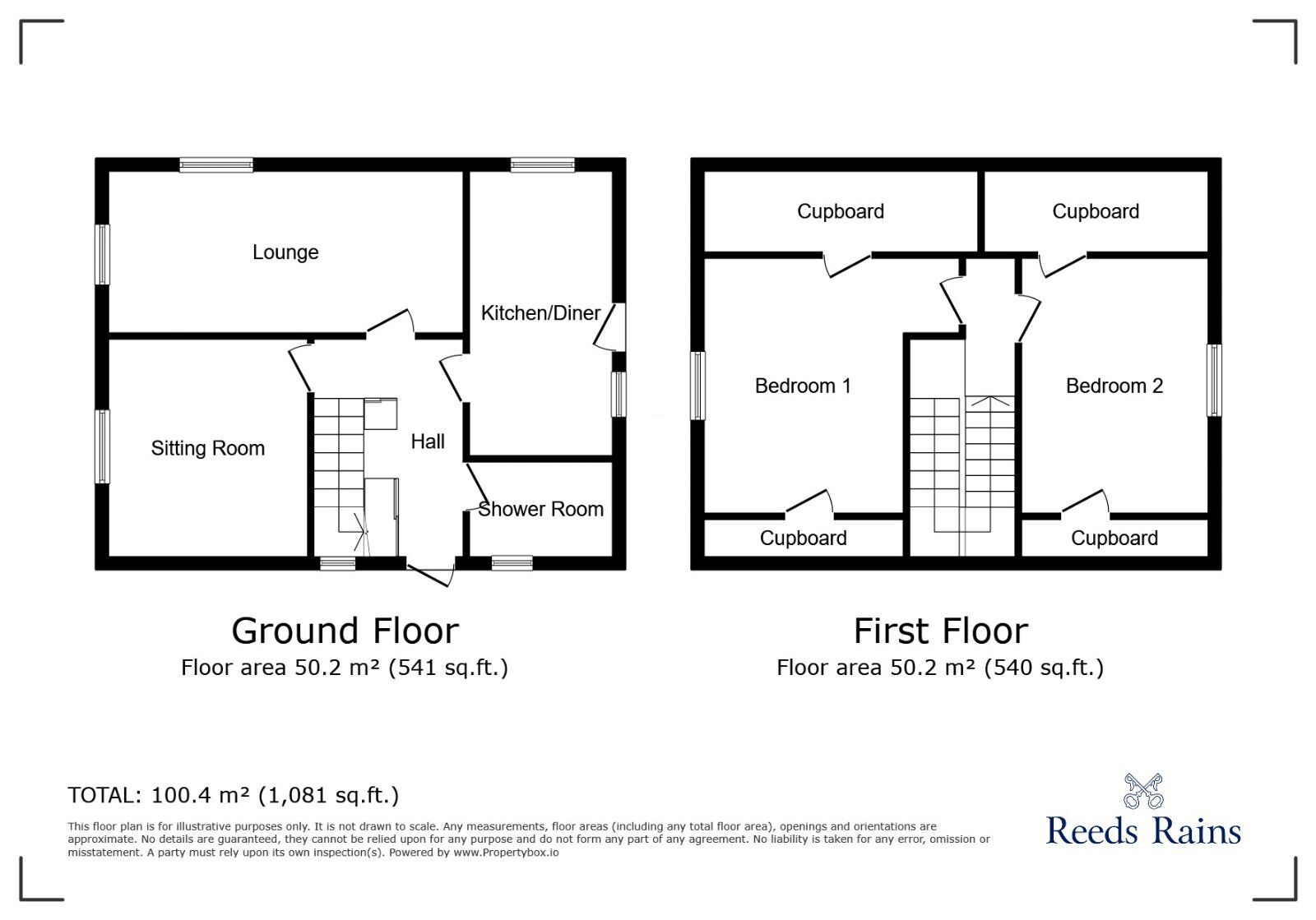 Floorplan of 2 bedroom Detached Bungalow for sale, Blind Lane, Chester Le Street, Durham, DH3