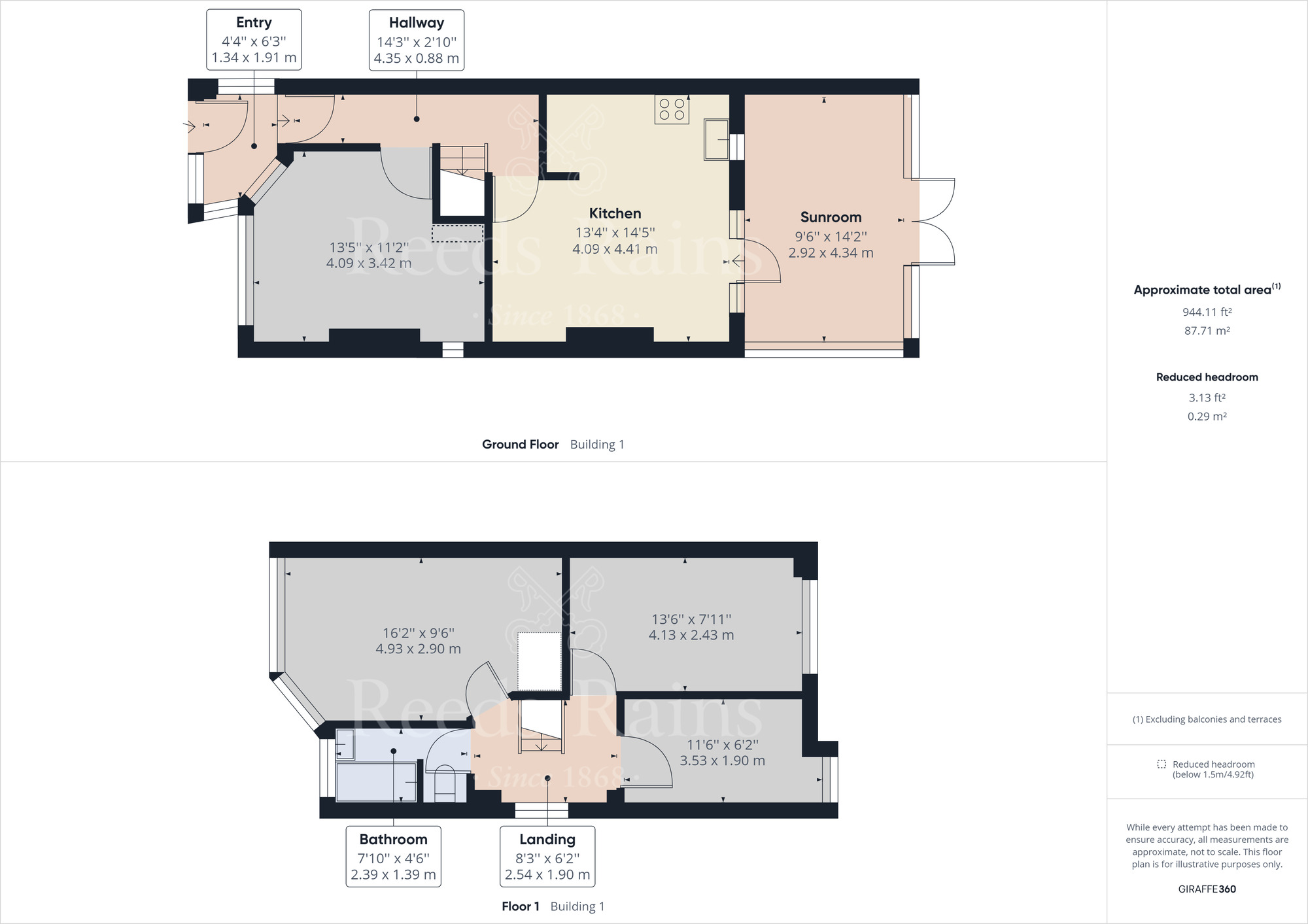 Floorplan of 3 bedroom Semi Detached House to rent, Hallford Way, Dartford, DA1