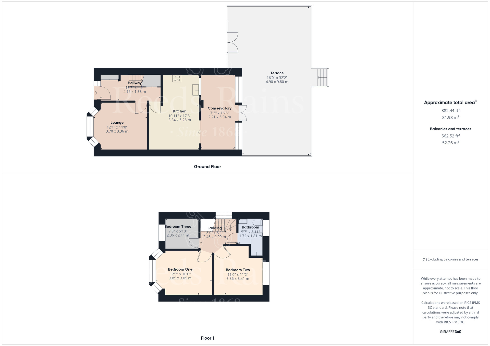 Floorplan of 3 bedroom Semi Detached House for sale, Martens Avenue, Bexleyheath, DA7