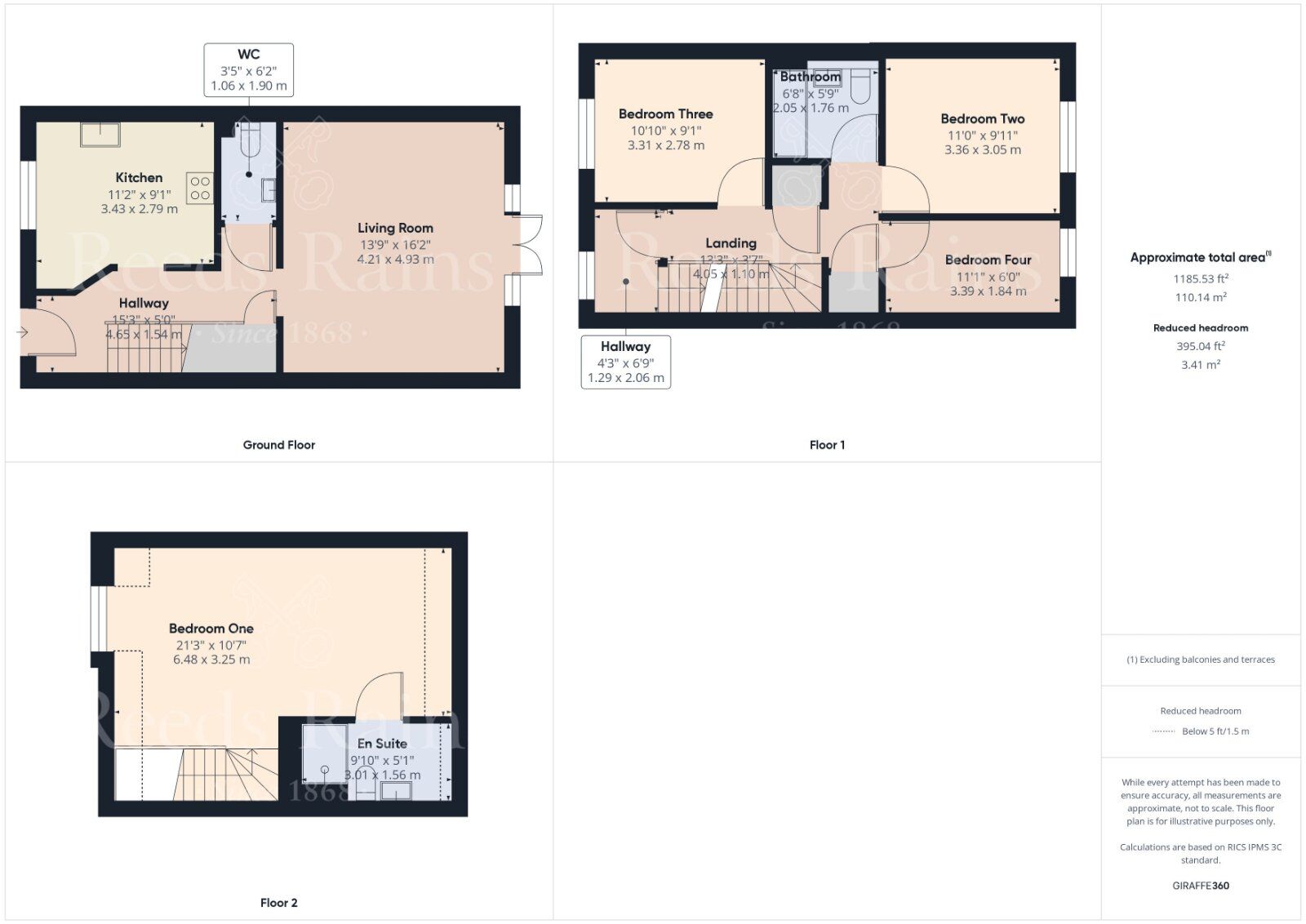 Floorplan of 4 bedroom Semi Detached House for sale, Ruby Tuesday Drive, Dartford, Kent, DA1