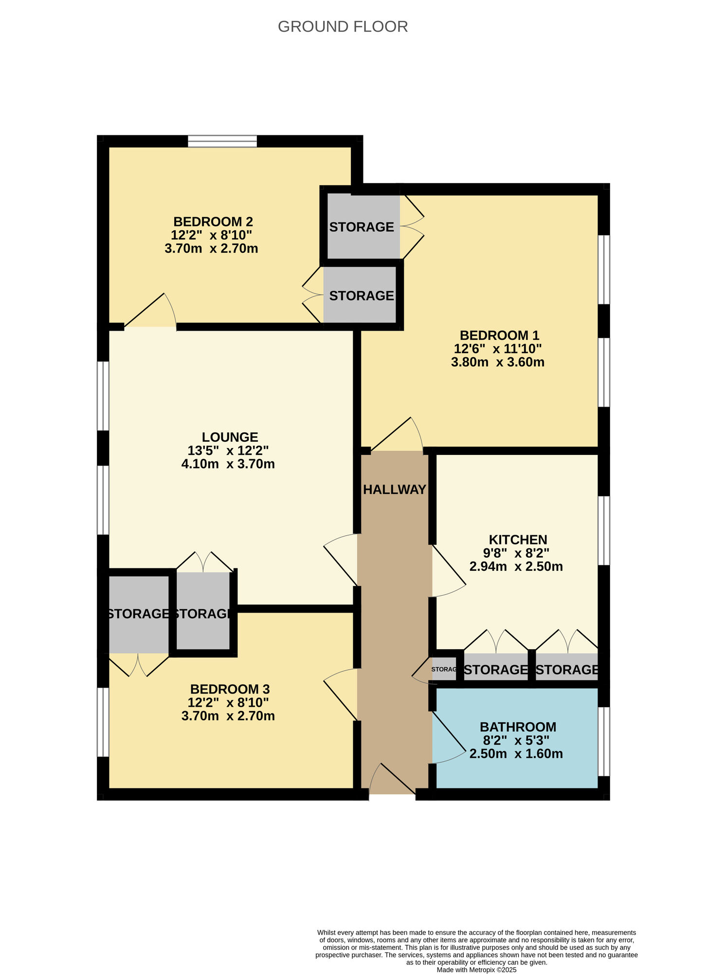 Floorplan of 3 bedroom  Flat for sale, Dixon Road, Newton Aycliffe, Durham, DL5