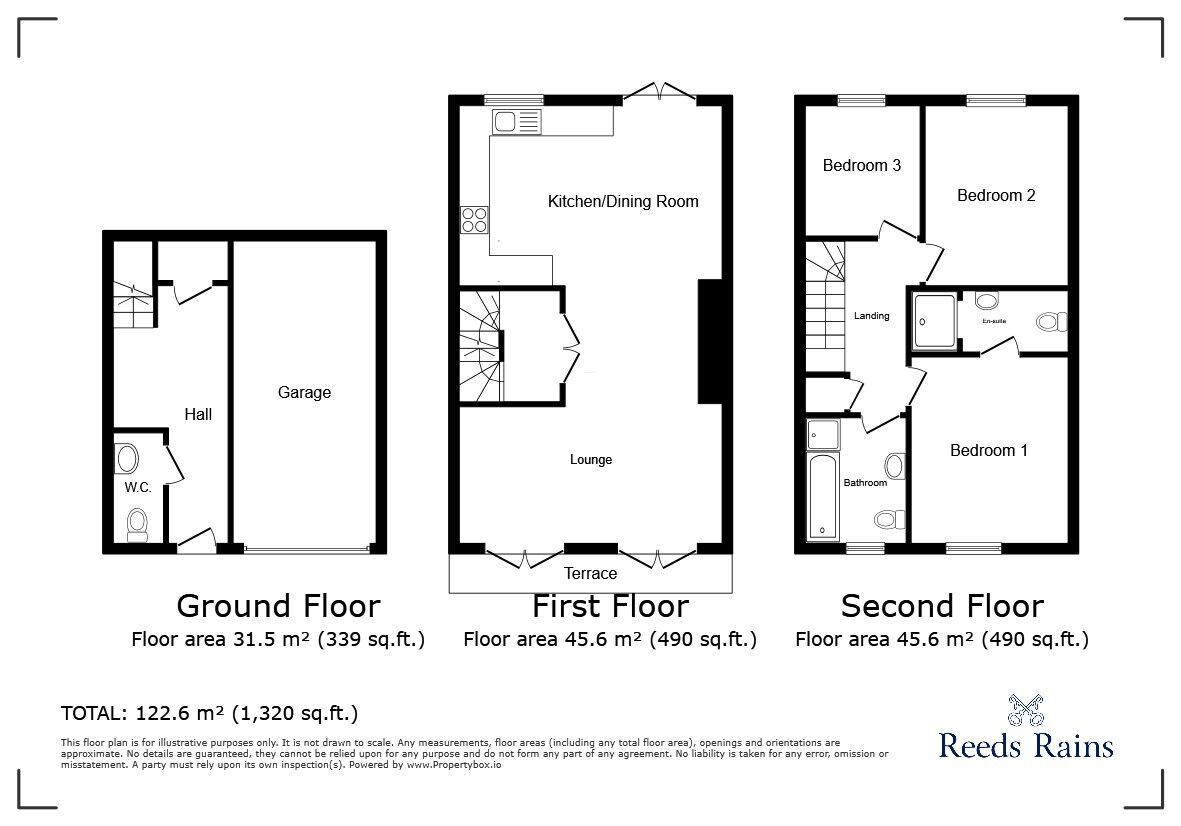 Floorplan of 3 bedroom Semi Detached House to rent, Illingworth Grove, Durham, DH1