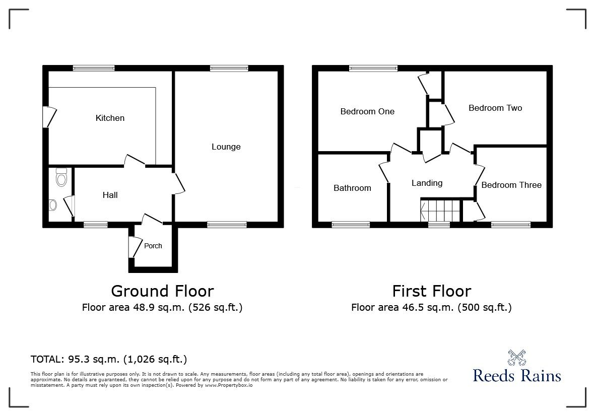 Floorplan of 3 bedroom Semi Detached House to rent, Lilac Avenue, Durham, DH1