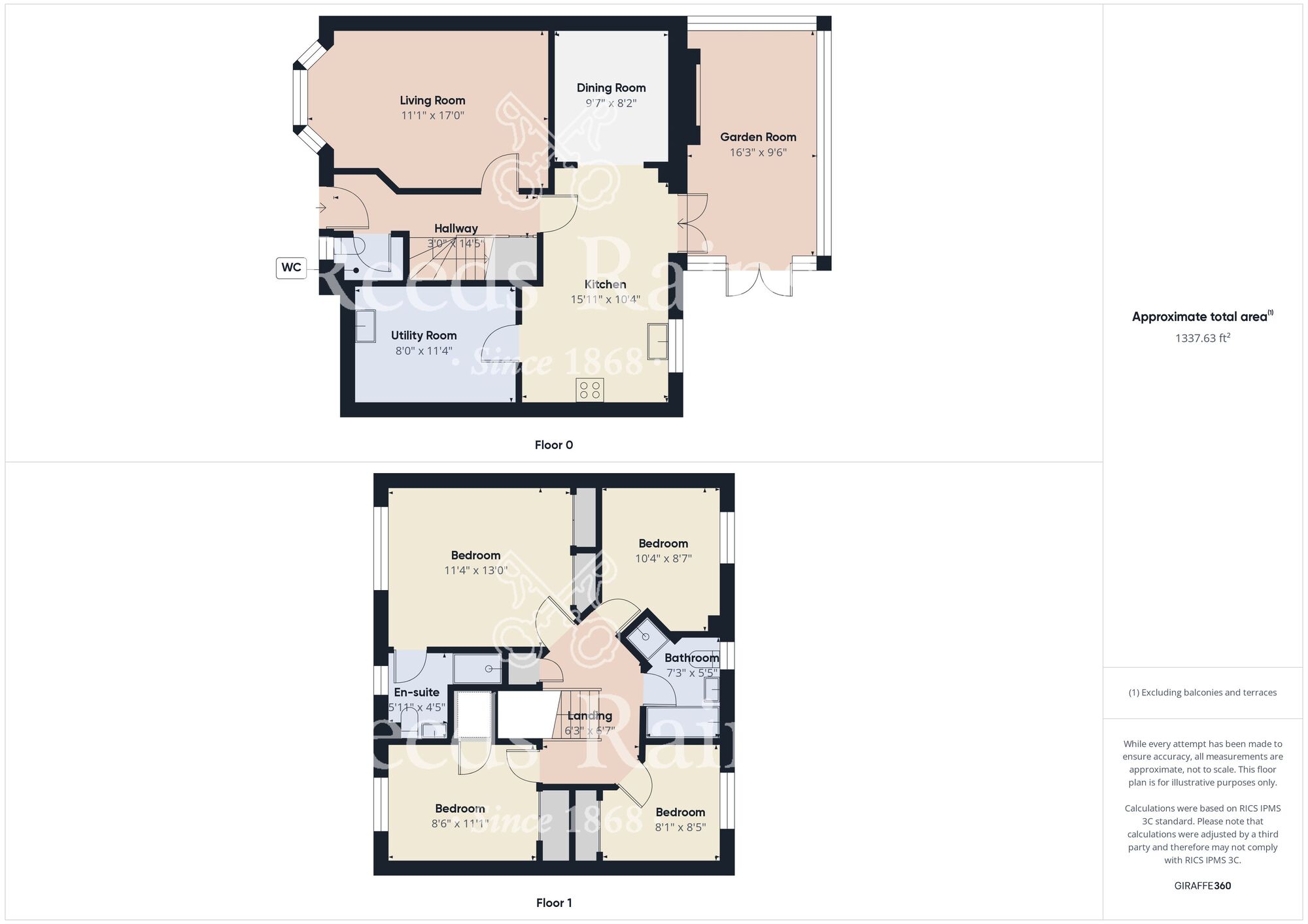 Floorplan of 4 bedroom Detached House for sale, Church Meadow, Meadowfield, Durham, DH7