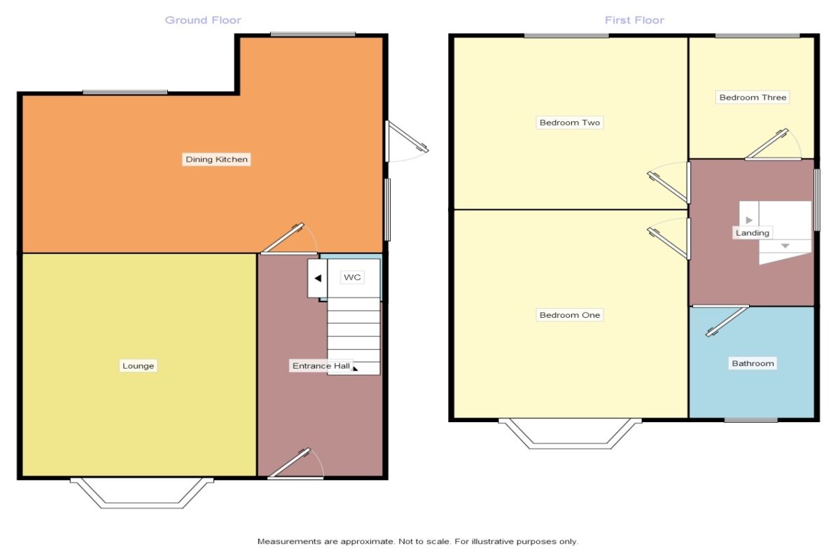 Floorplan of 3 bedroom Semi Detached House to rent, Lindsay Road, Manchester, M19