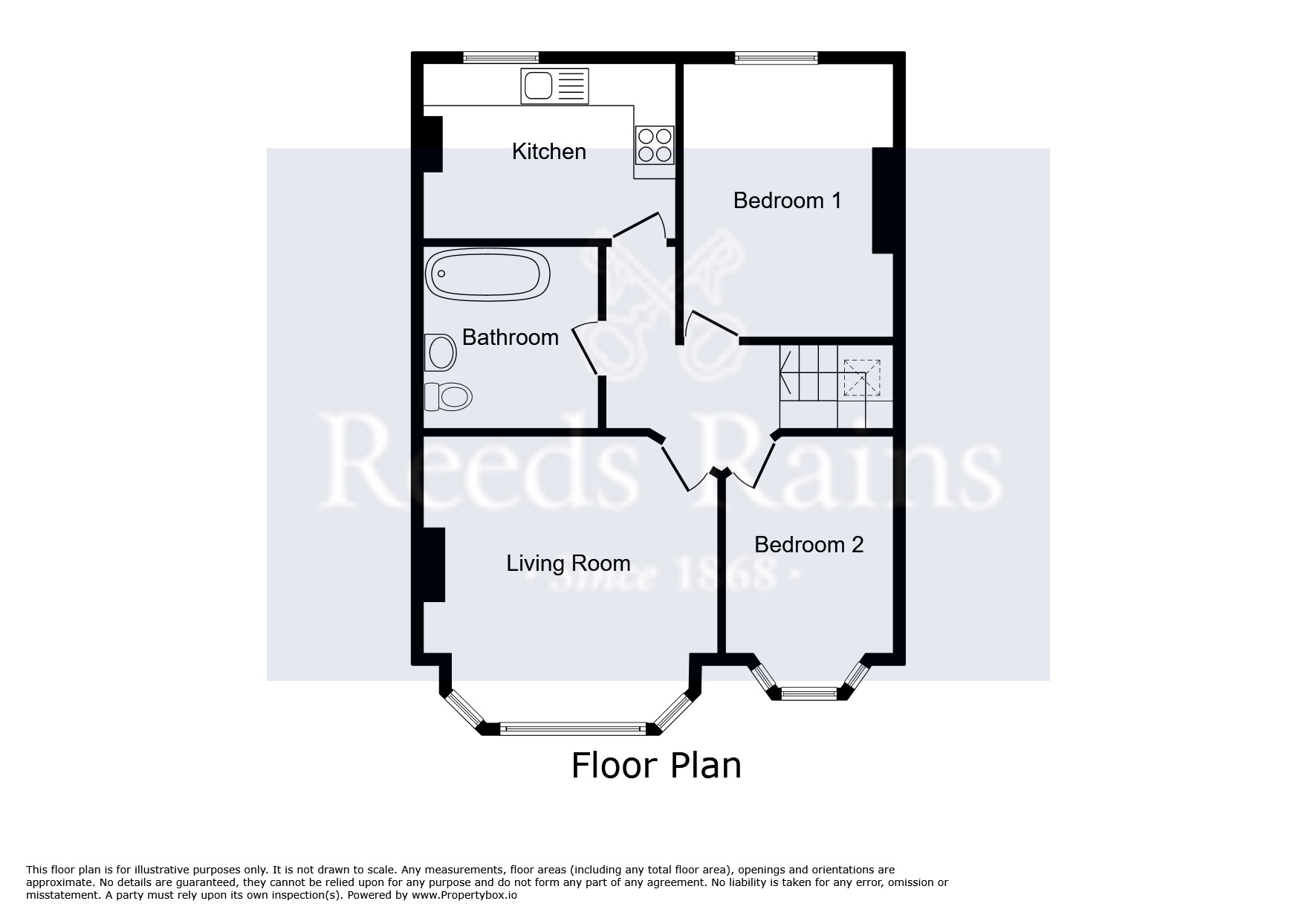 Floorplan of 2 bedroom  Flat for sale, Mauldeth Road, Manchester, Greater Manchester, M20