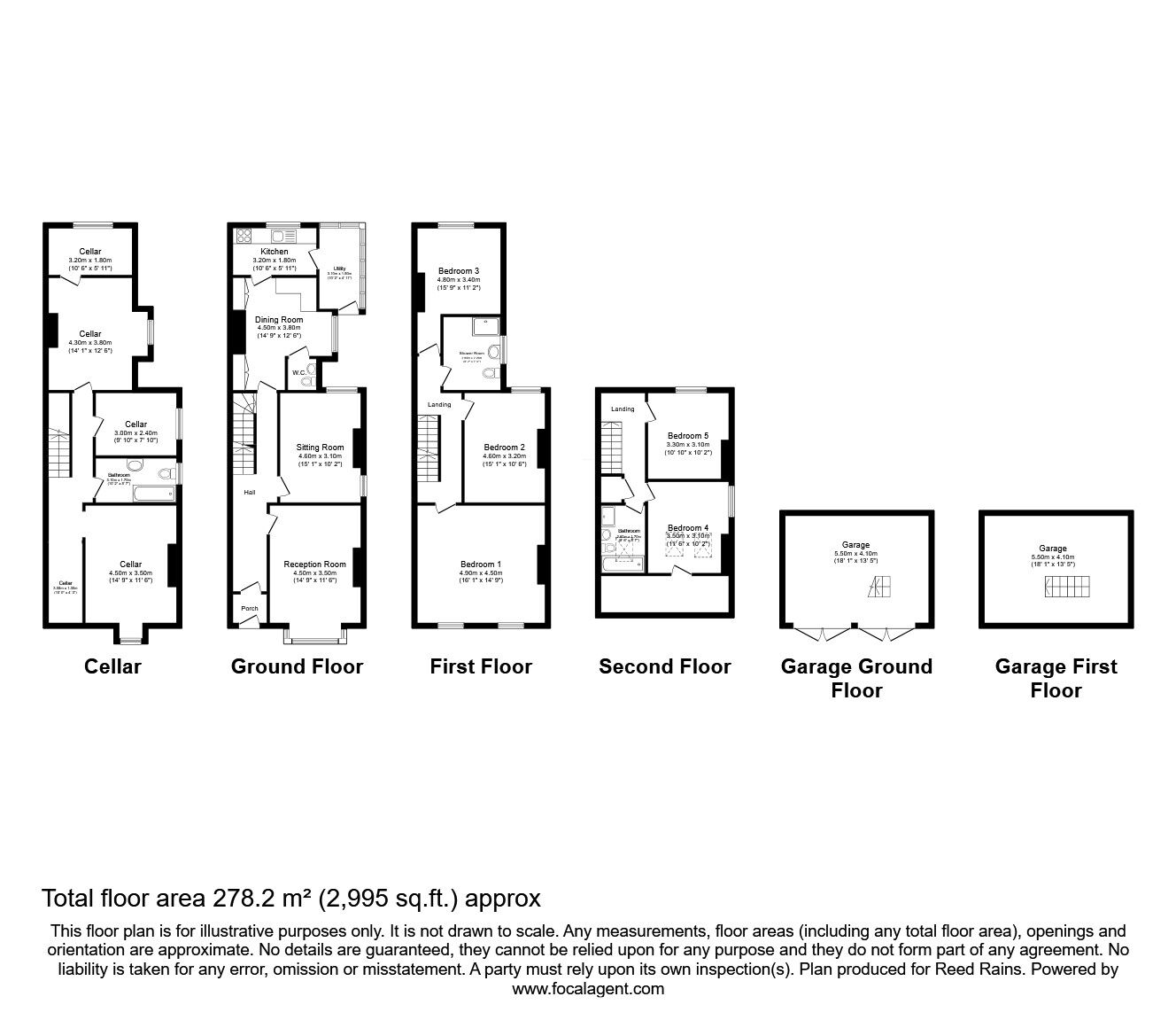 Floorplan of 5 bedroom Semi Detached House for sale, Cringle Road, Manchester, Greater Manchester, M19