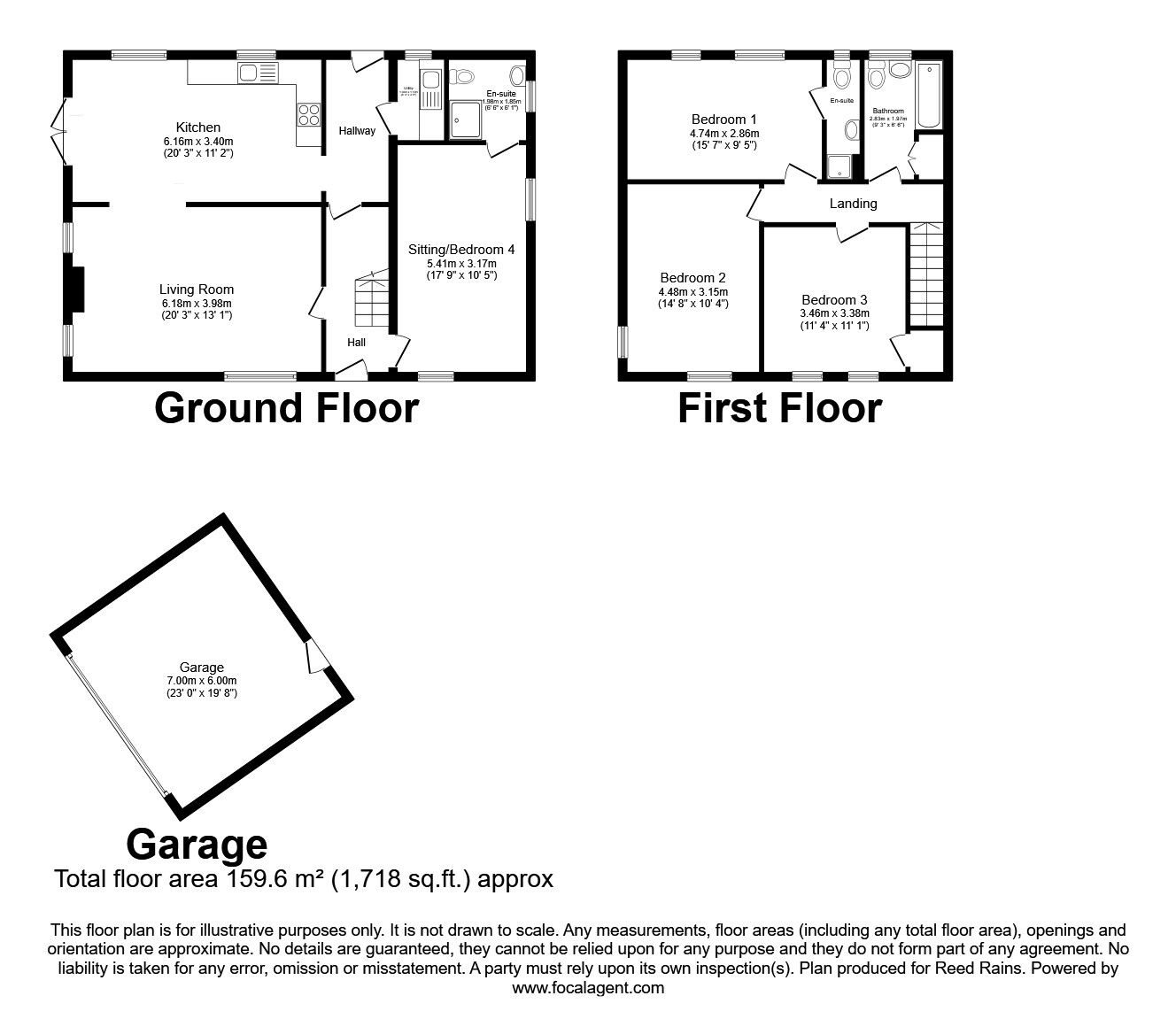 Floorplan of 4 bedroom Detached House for sale, Lindrick Road, Woodsetts, South Yorkshire, S81