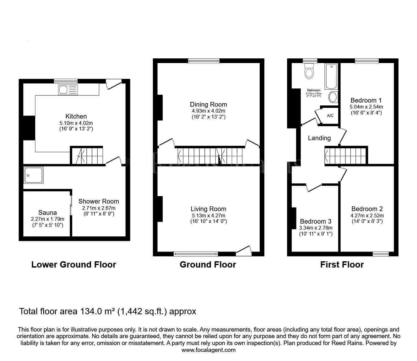 Floorplan of 3 bedroom Mid Terrace House for sale, St. Johns Road, Laughton, South Yorkshire, S25