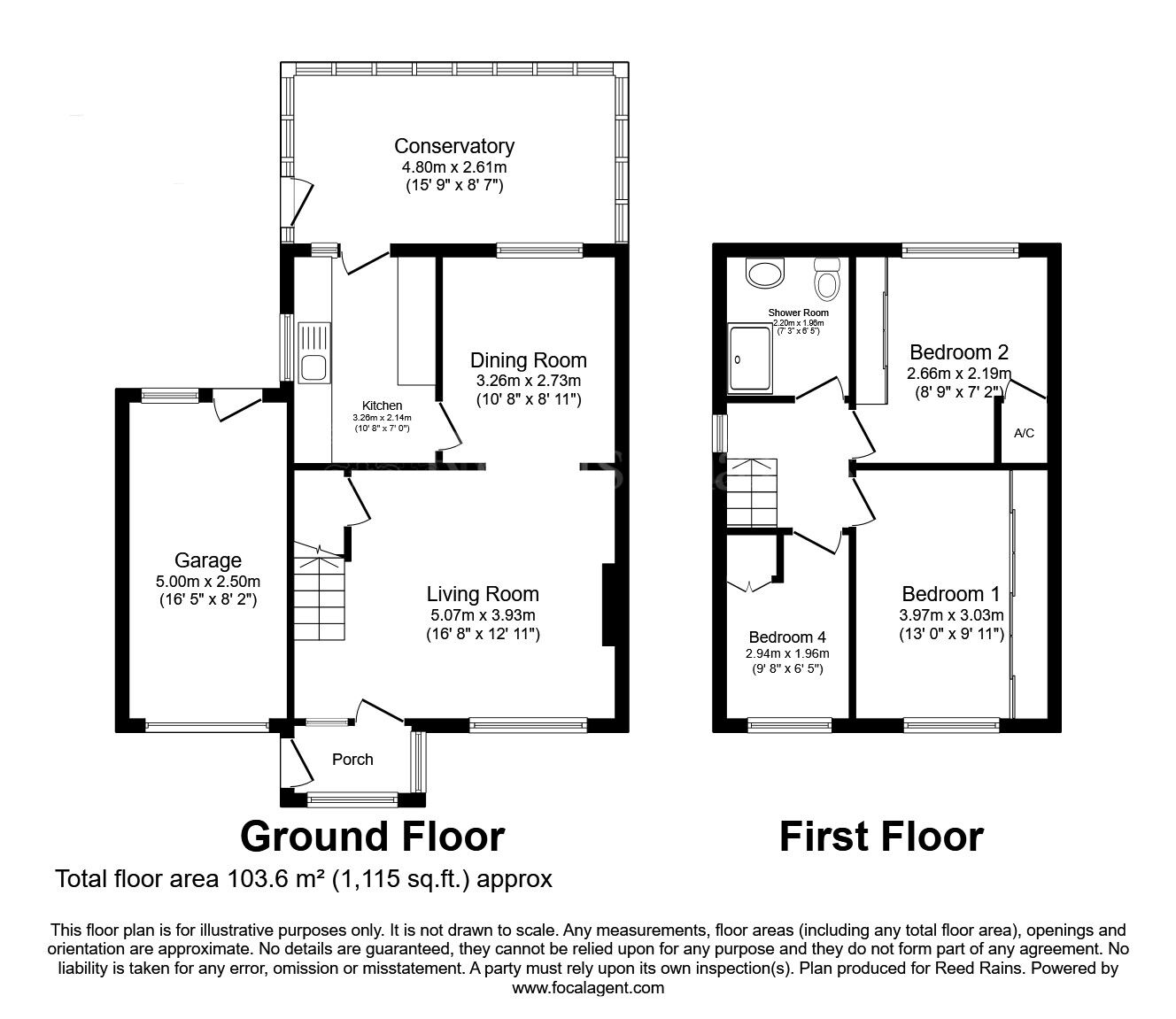 Floorplan of 3 bedroom Semi Detached House for sale, Netherthorpe Way, North Anston, South Yorkshire, S25