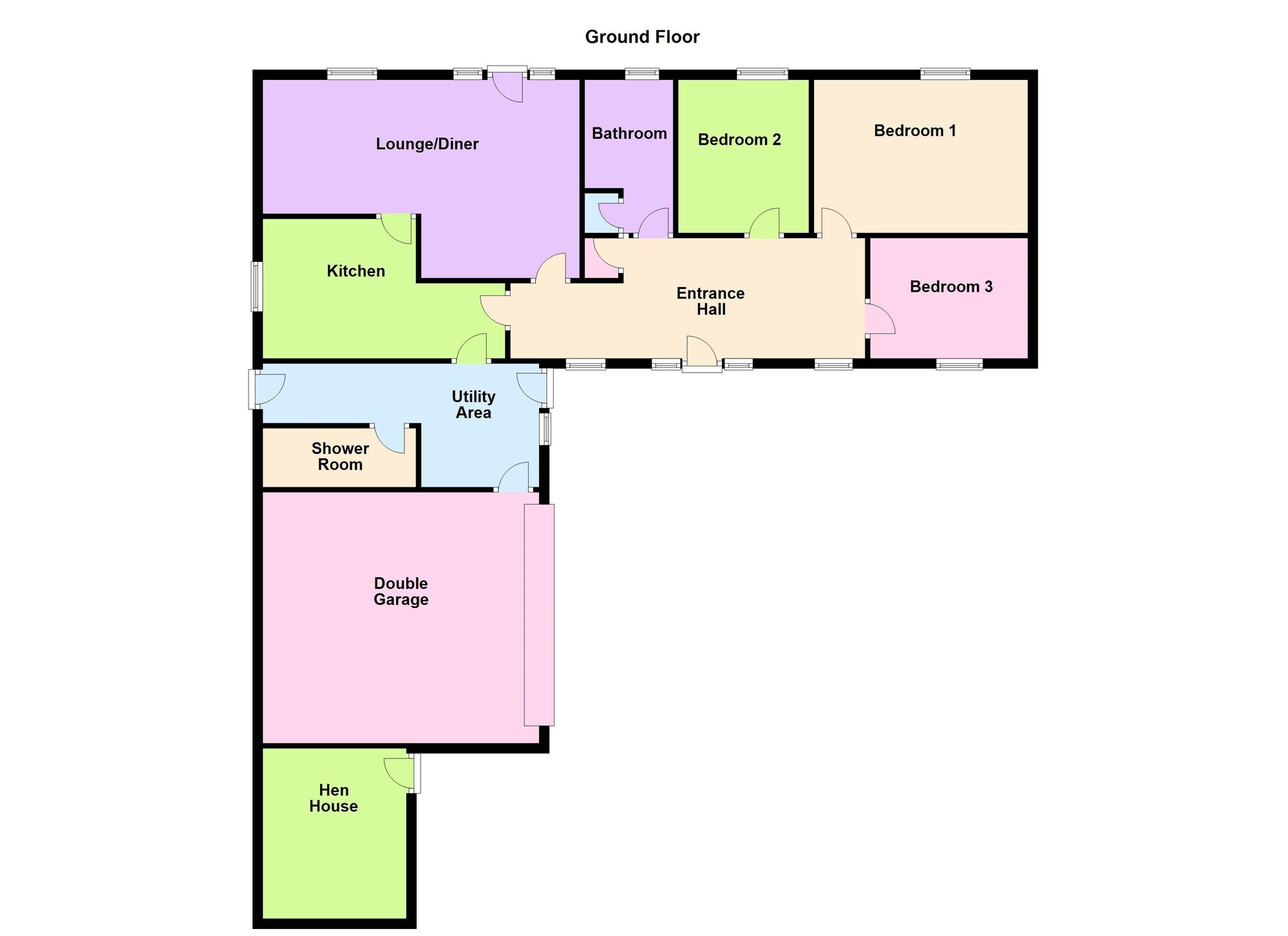 Floorplan of 3 bedroom Detached Bungalow for sale, Wilsic Road, Doncaster, DN11