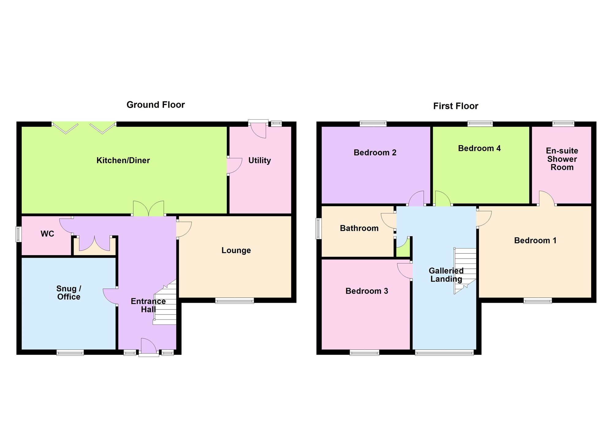 Floorplan of 4 bedroom Detached House for sale, Church Street, Armthorpe, South Yorkshire, DN3