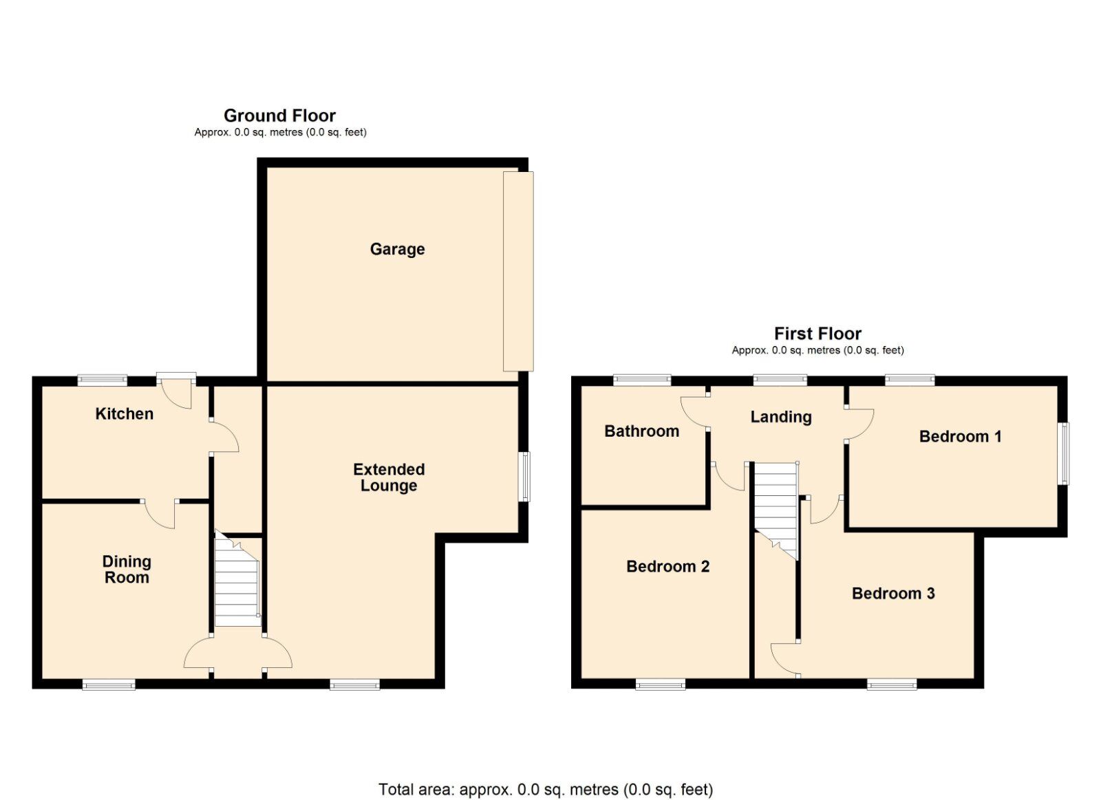 Floorplan of 3 bedroom Semi Detached House for sale, Park Road, Bentley, Doncaster, DN5