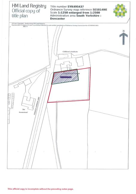 Main image of  Land/Plot for sale, Fenwick Common Lane, Moss, Doncaster, DN6