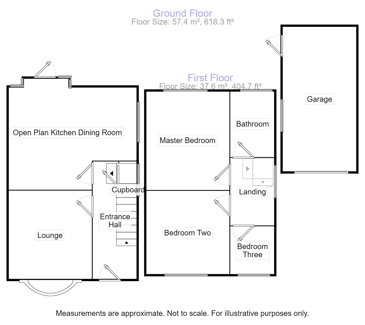 Floorplan of 3 bedroom Semi Detached House to rent, Silkmore Lane, Stafford, ST17