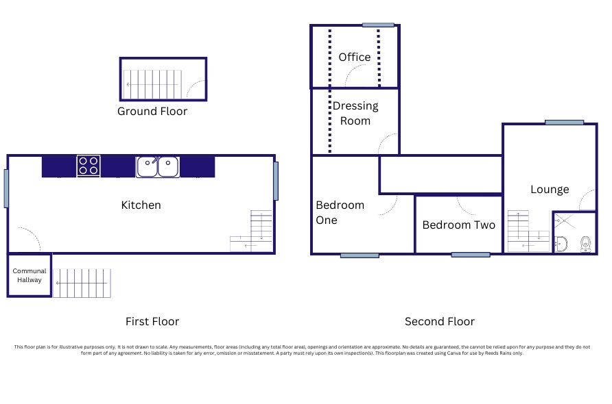 Floorplan of 2 bedroom  Flat to rent, High Street, Eccleshall, Staffordshire, ST21