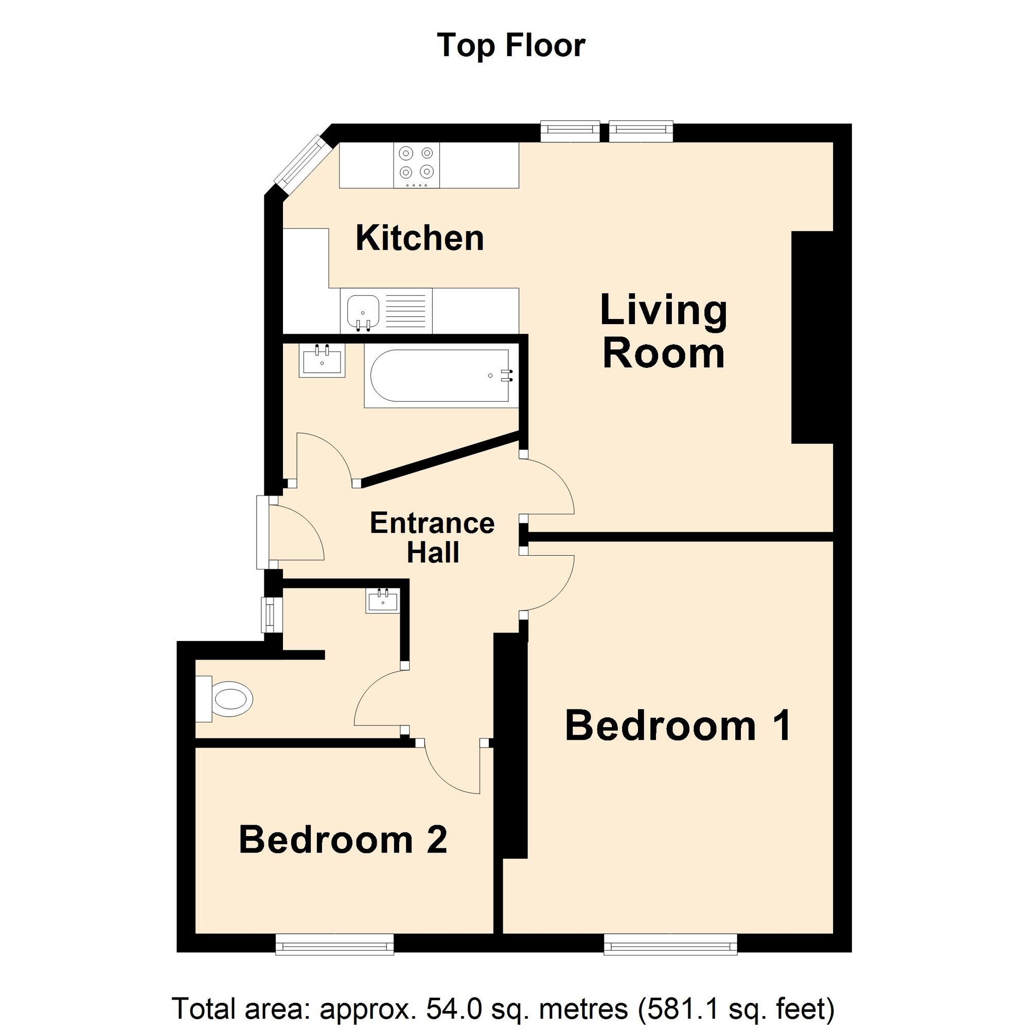 2 bedroom Flat for sale, Victoria Grove, Folkestone, CT20 | £150,000