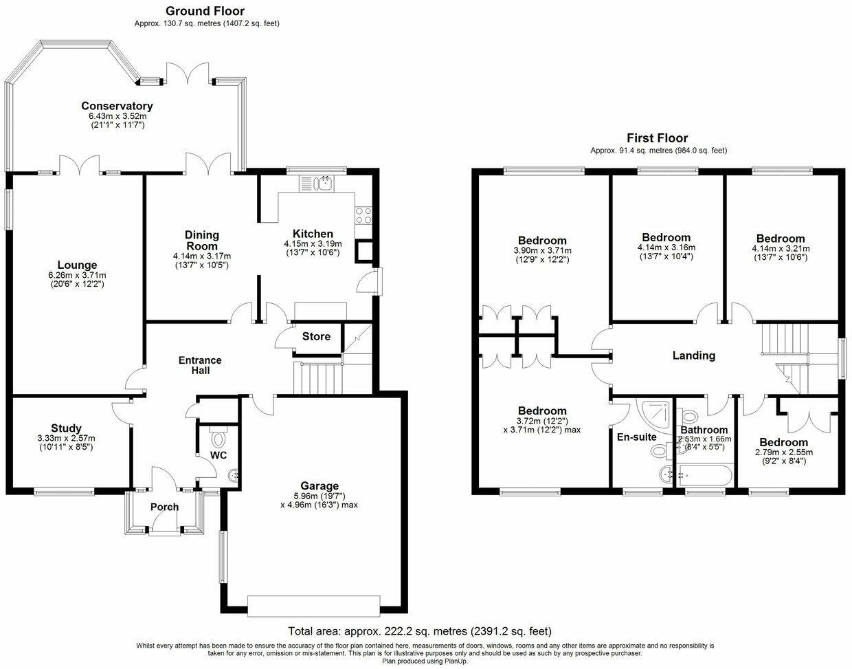 Floorplan of 5 bedroom Detached House for sale, Metropole Road West, Folkestone, Kent, CT20