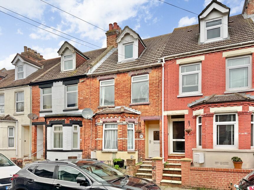 Main image of 4 bedroom Mid Terrace House for sale, Athelstan Road, Folkestone, Kent, CT19