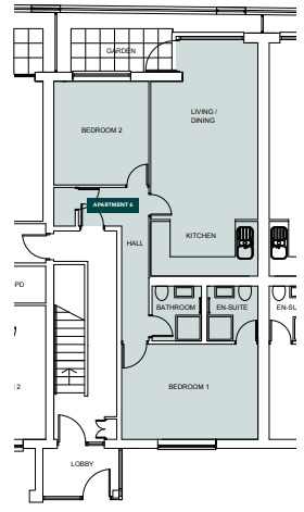 Floorplan of 2 bedroom  Flat for sale, South Road, Hythe, Kent, CT21