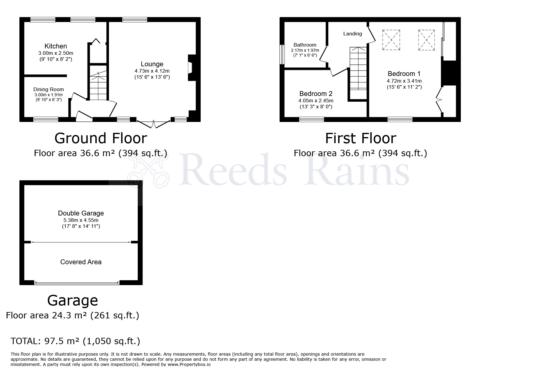 Floorplan of 2 bedroom Semi Detached Property for sale, Tarnacre Hall Mews, St. Michaels, Lancashire, PR3