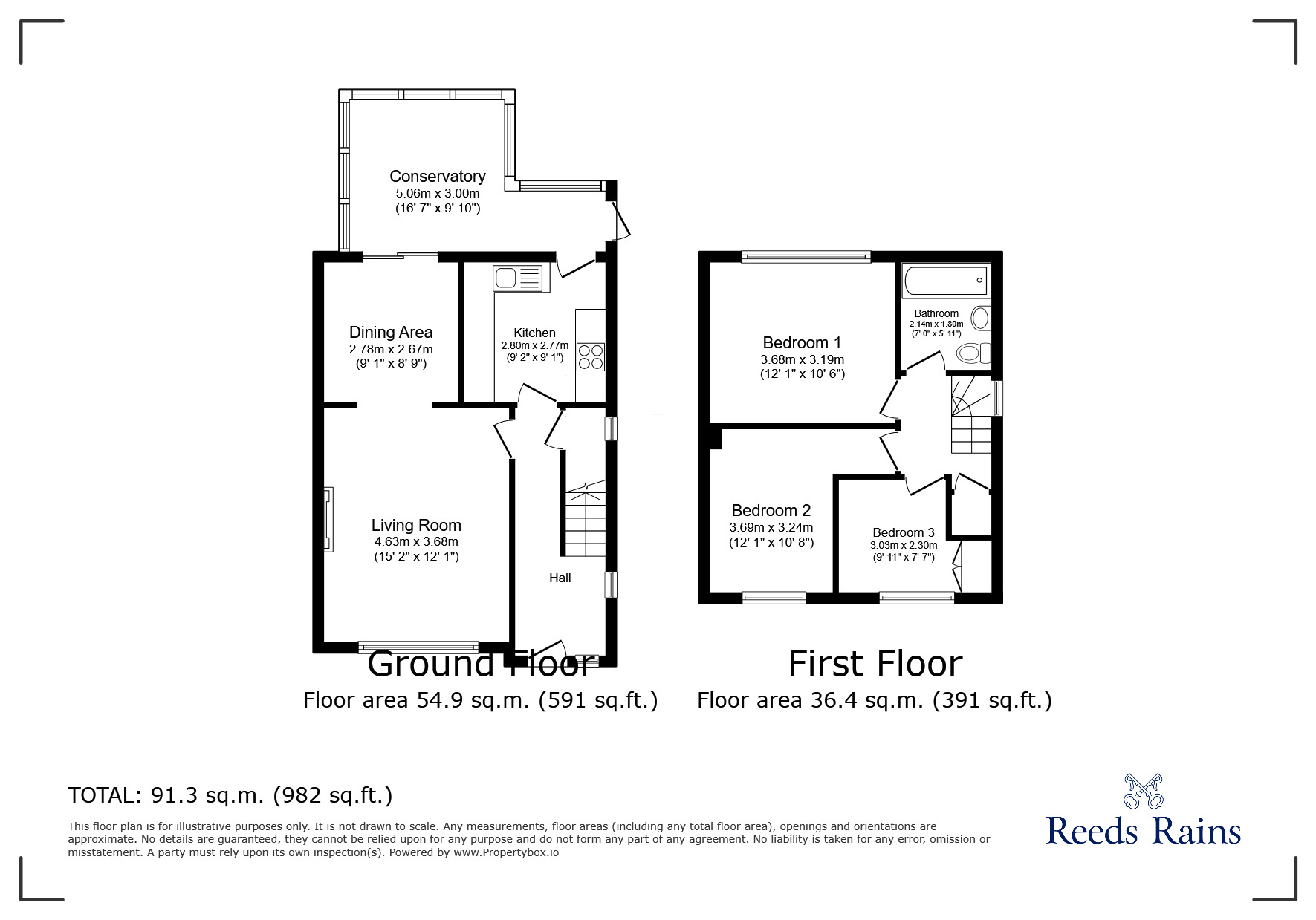 Floorplan of 3 bedroom Semi Detached House for sale, Dorchester Road, Garstang, Lancashire, PR3